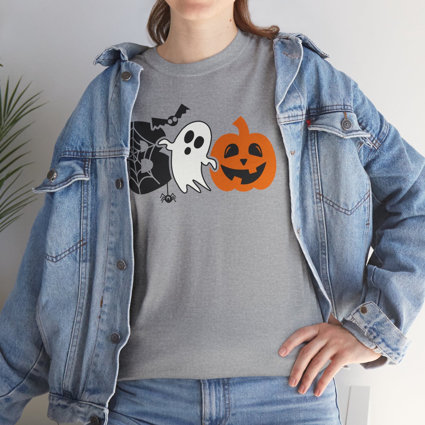 Spooky BOO Halloween T-Shirt - Adult Unisex Tee - Express Delivery available