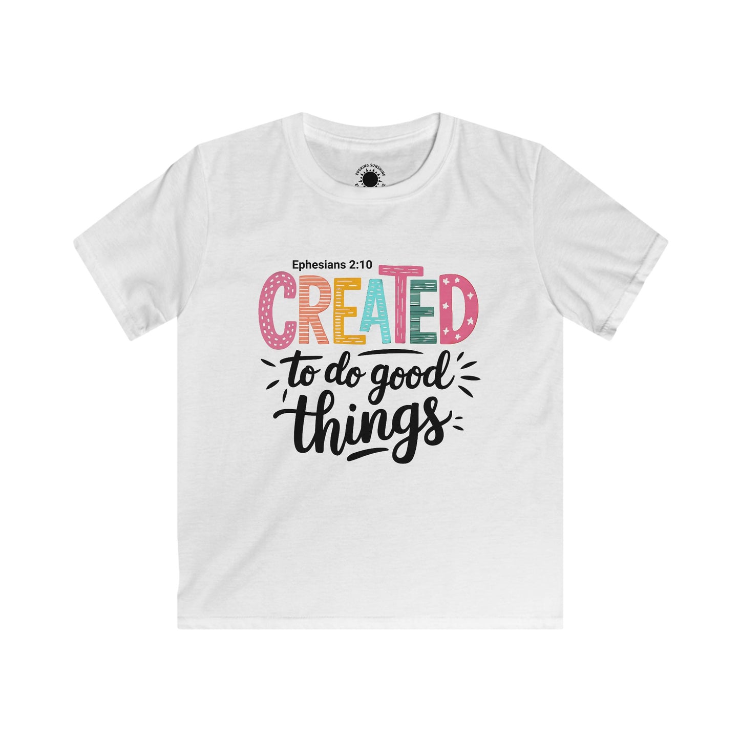 Kids Inspirational Tee - Created to Do Good Things