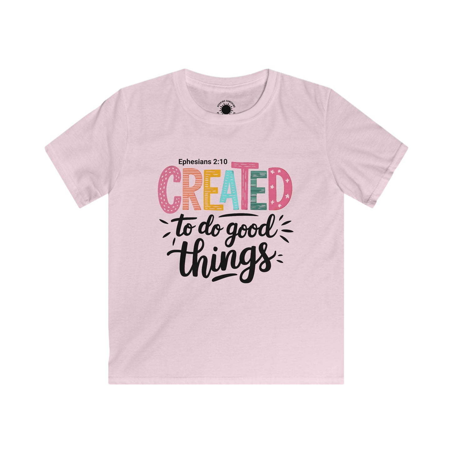 Kids Inspirational Tee - Created to Do Good Things
