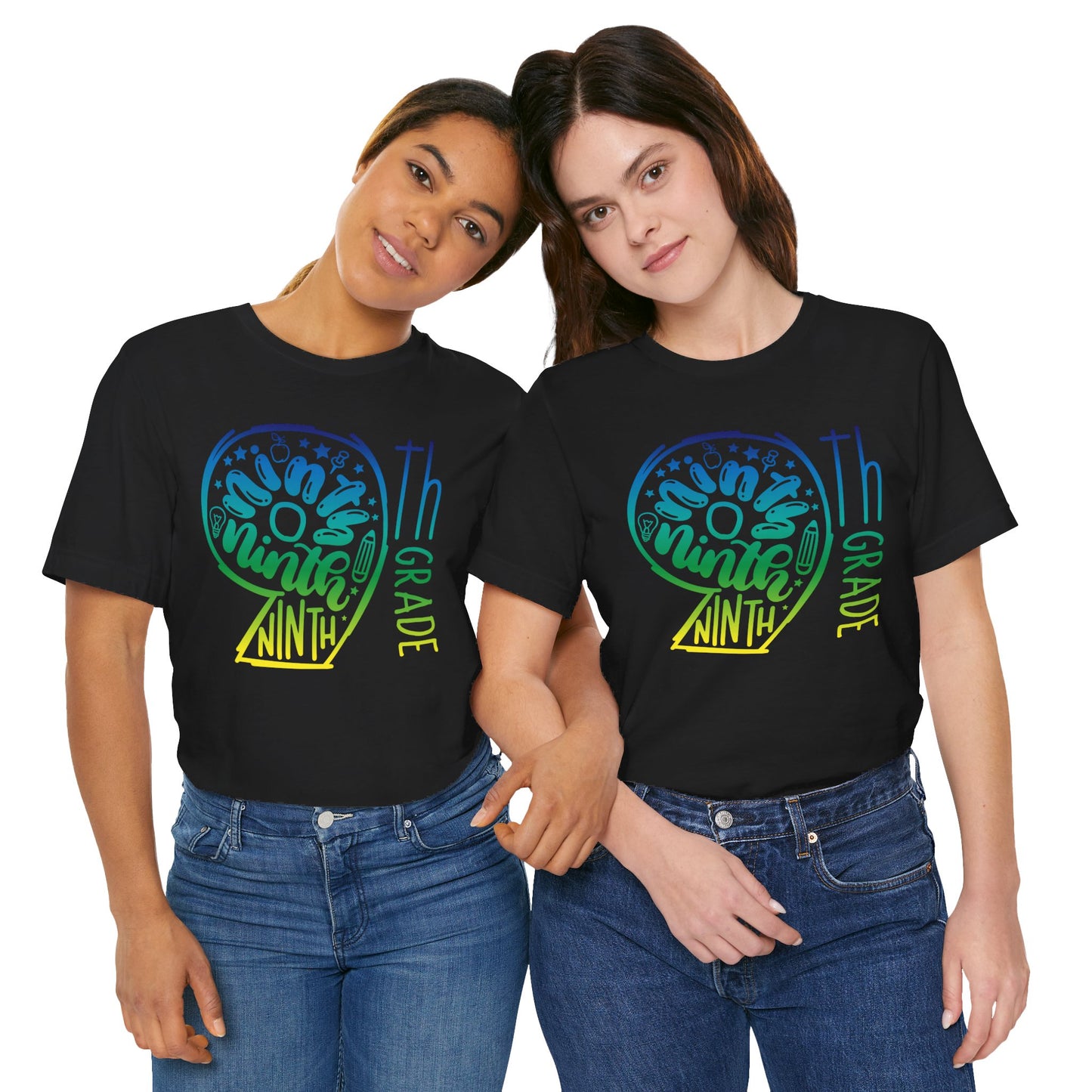 9th Grade Celebration Short Sleeve Tee, High School, School Year, Ninth grade