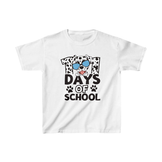 101 Days of School Shirt – Celebrate Milestones in Style! - Dalmation - Kids Heavy Cotton™ Tee