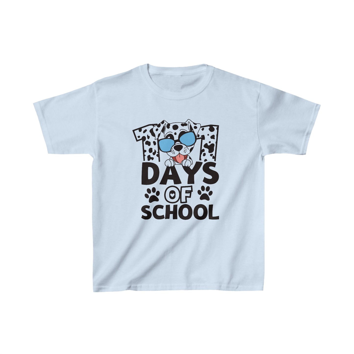 101 Days of School Shirt – Celebrate Milestones in Style! - Dalmation - Kids Heavy Cotton™ Tee