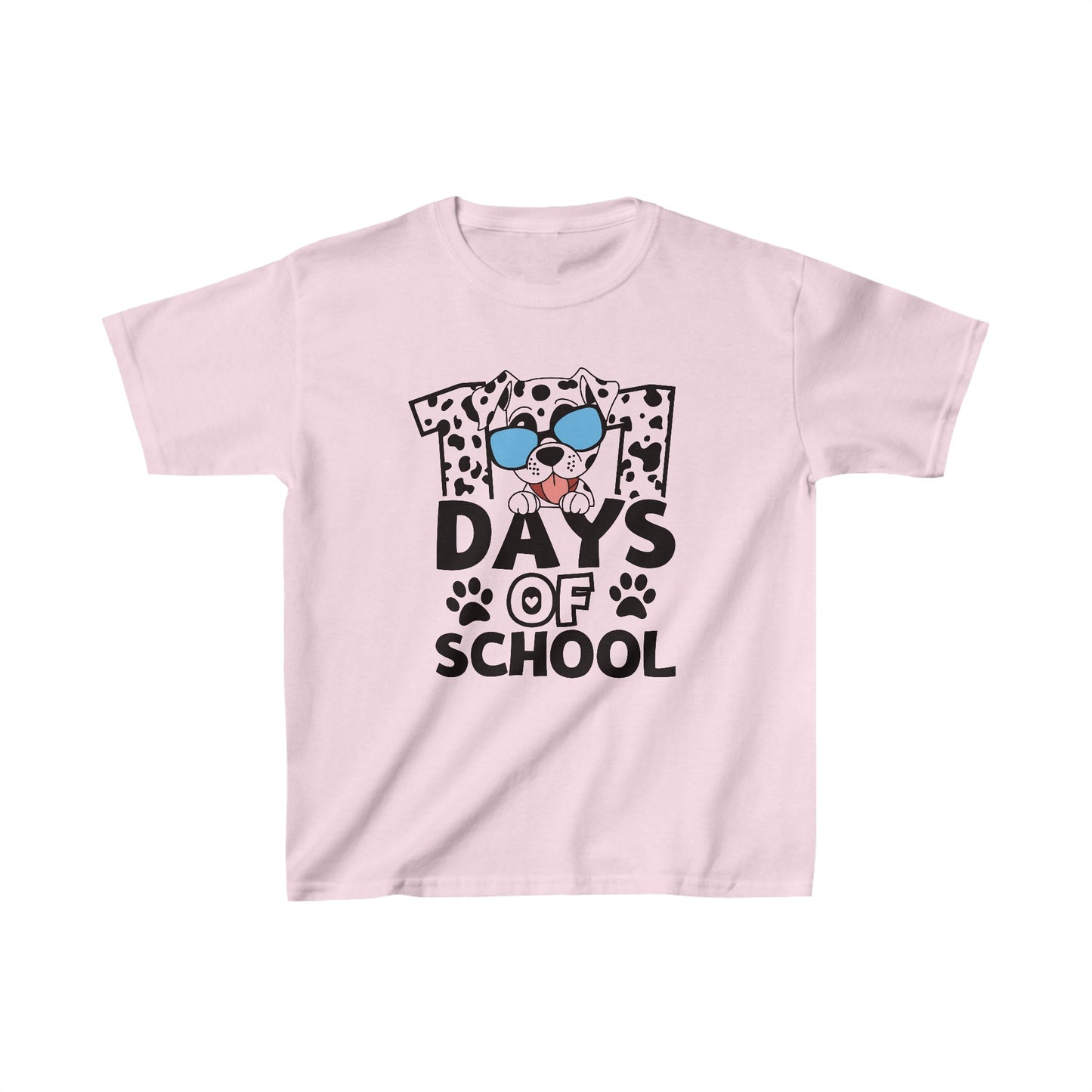 101 Days of School Shirt – Celebrate Milestones in Style! - Dalmation - Kids Heavy Cotton™ Tee