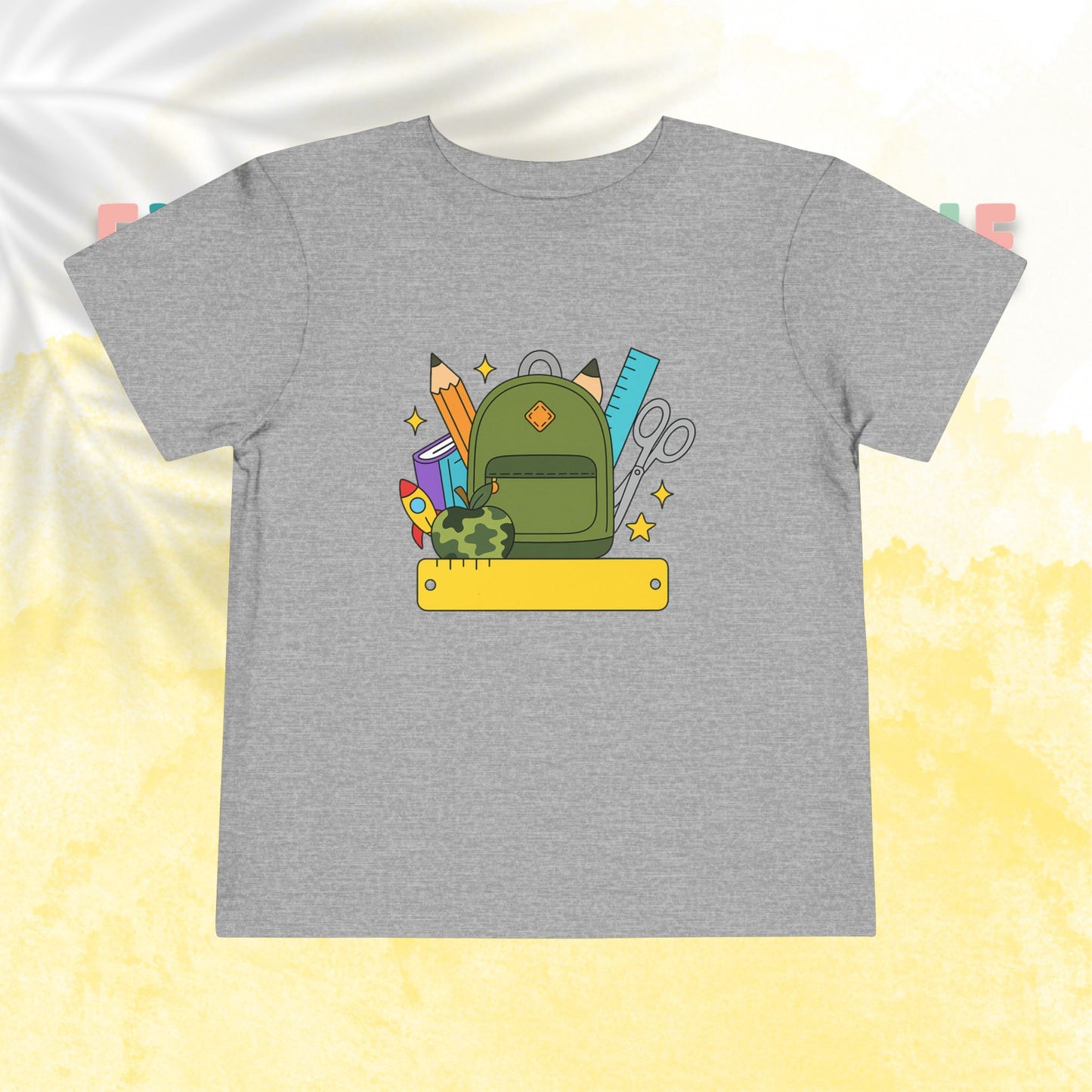 Custom Boys Back-to-School Toddler Tee, Preschool, Kindergarten, MDO, School Shirt, Backpack, Bookbag, Personalize