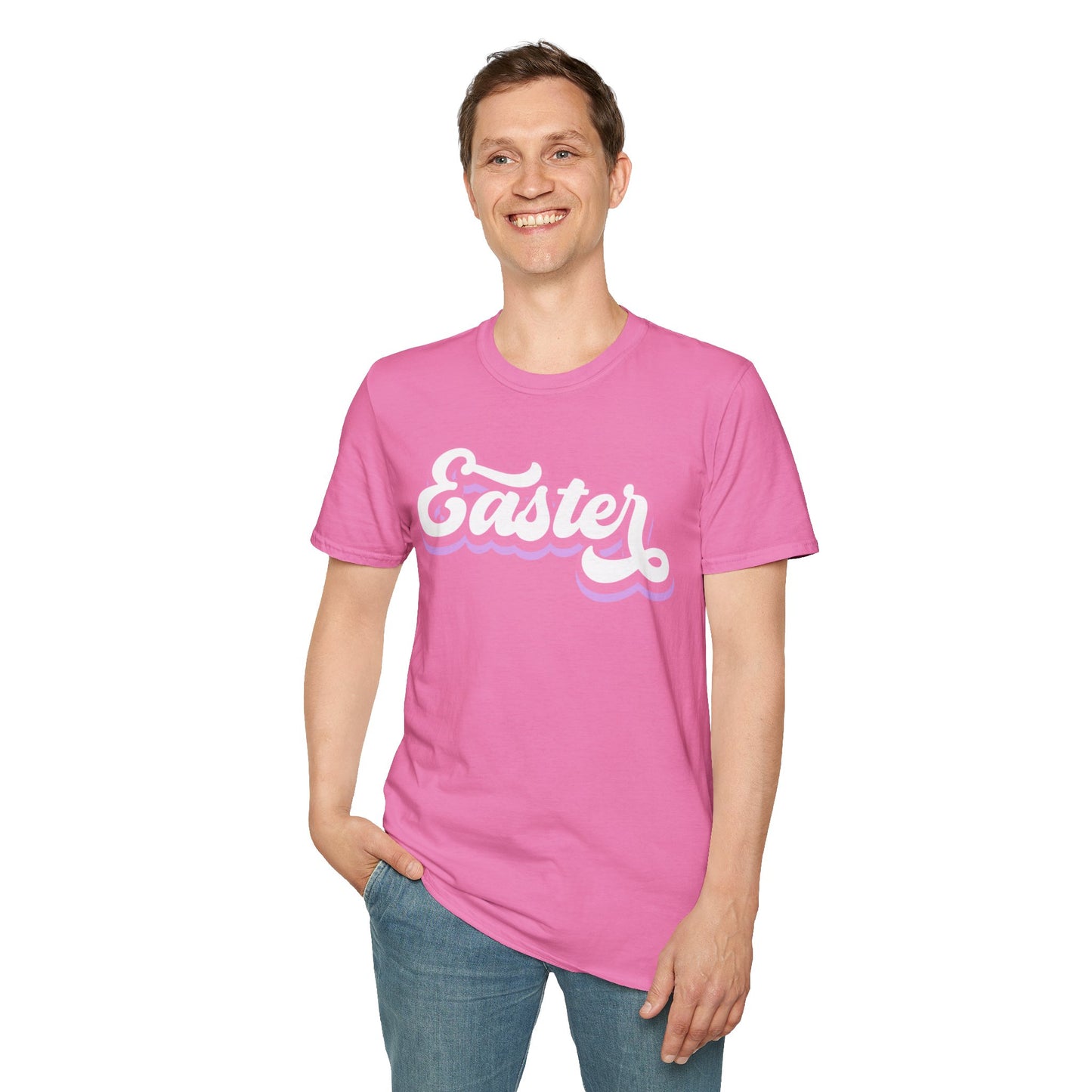 Easter Vibes Unisex Softstyle T-Shirt - Fun Seasonal Graphic Tee