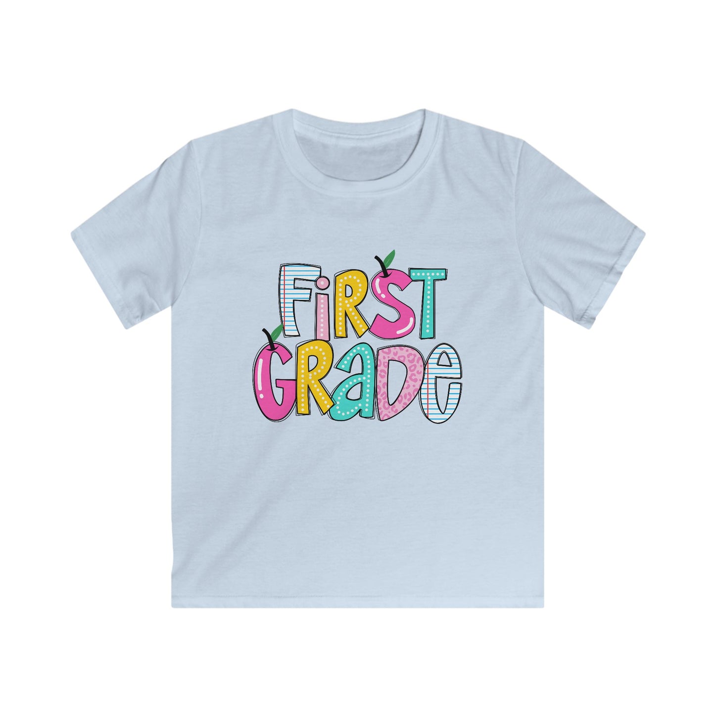 First Grade Kids Tee, Cute Kids Shirt, Back to School Gift, Children's T-Shirt, Elementary School, First Day of School