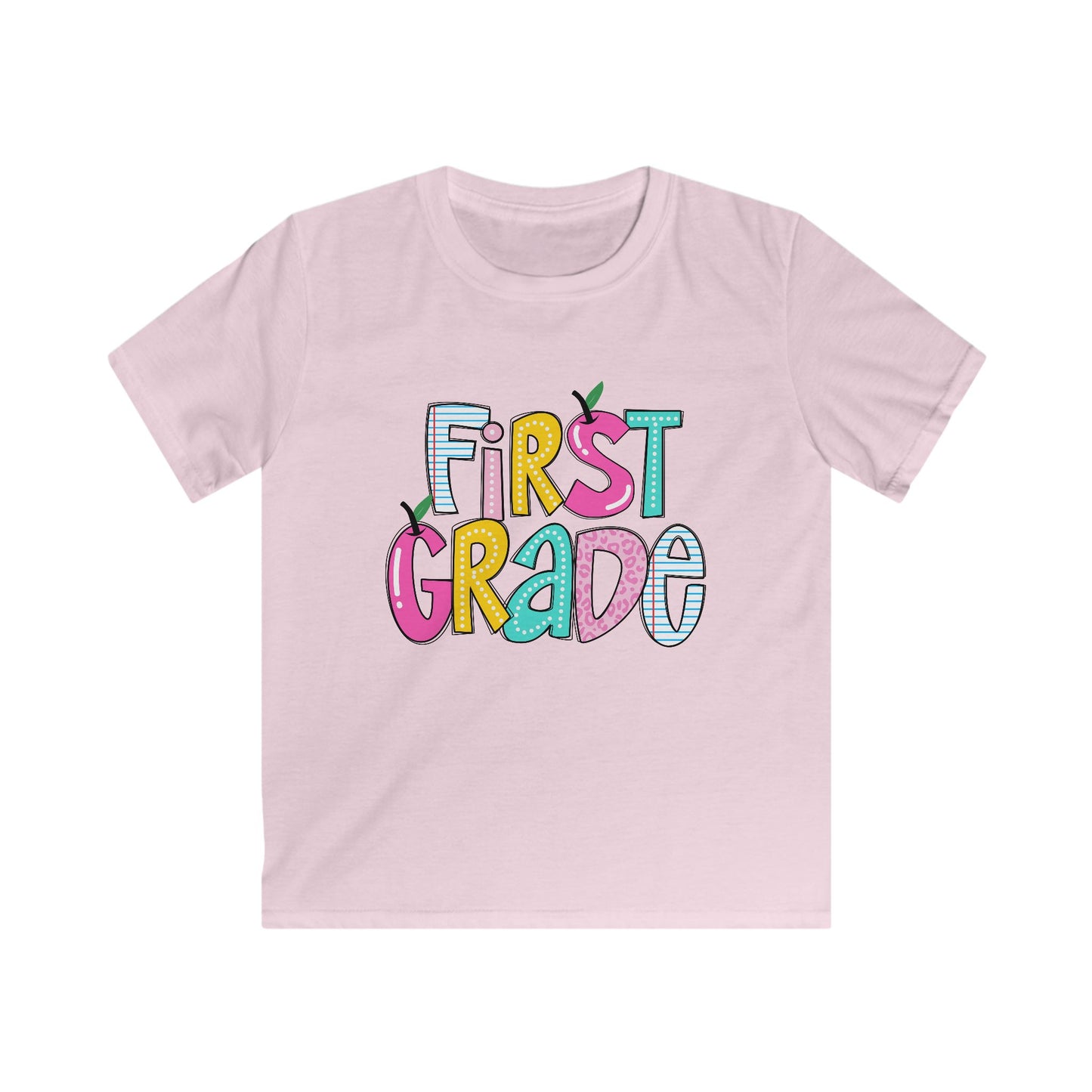 First Grade Kids Tee, Cute Kids Shirt, Back to School Gift, Children's T-Shirt, Elementary School, First Day of School