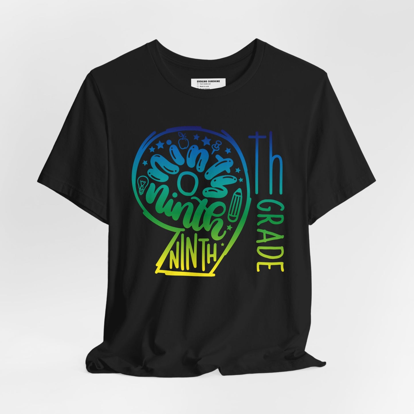 9th Grade Celebration Short Sleeve Tee, High School, School Year, Ninth grade
