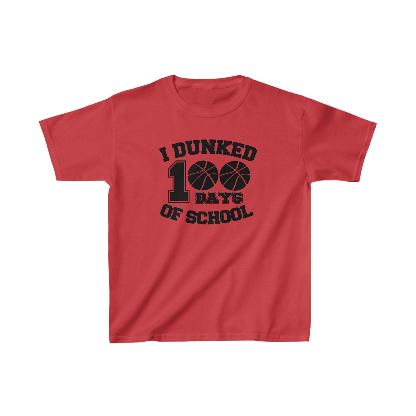 100 Day of School Basketball T-Shirt, School Spirt, Youth shirt