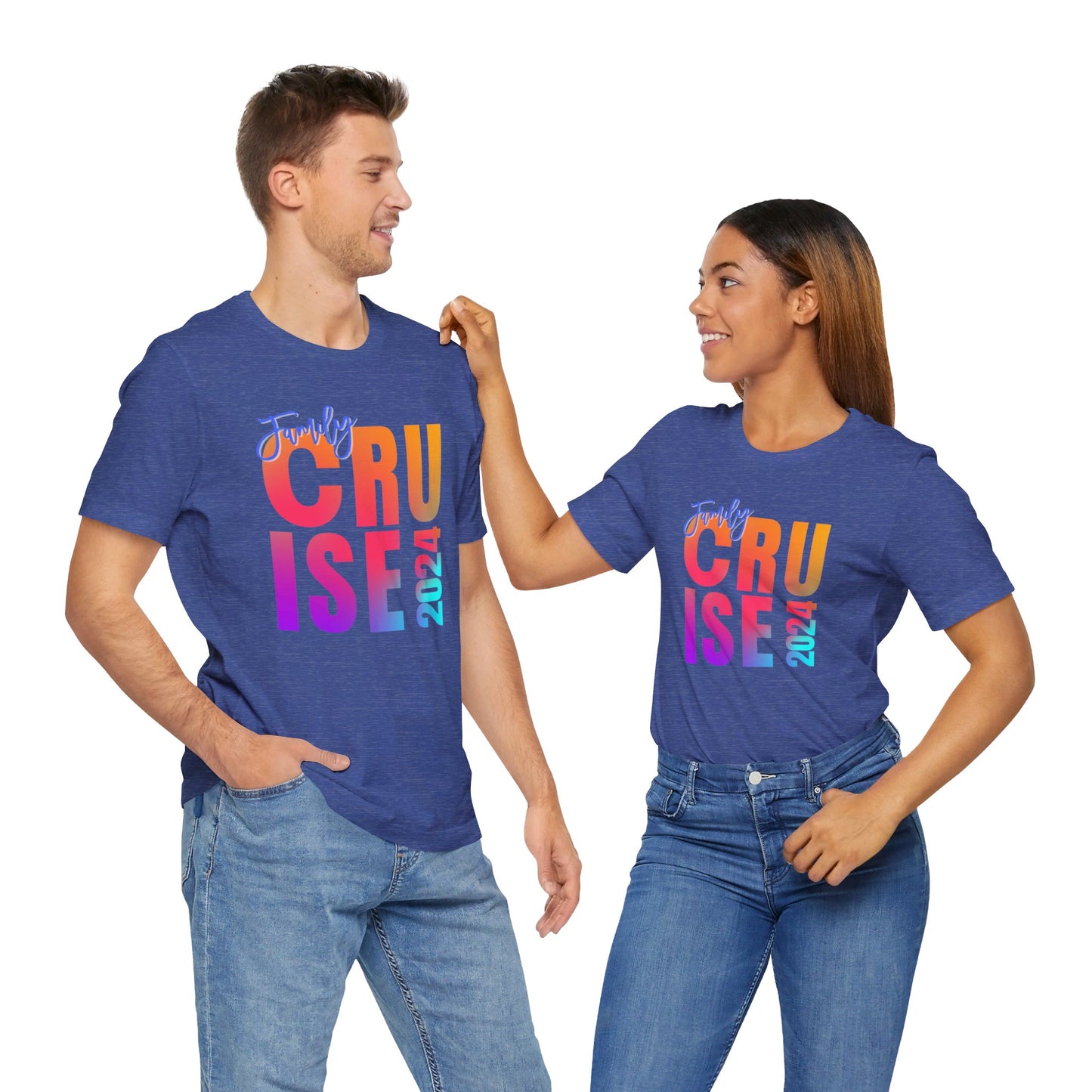 Family Cruise 2024, Adult, Unisex Jersey Short Sleeve Tee, Express Delivery available