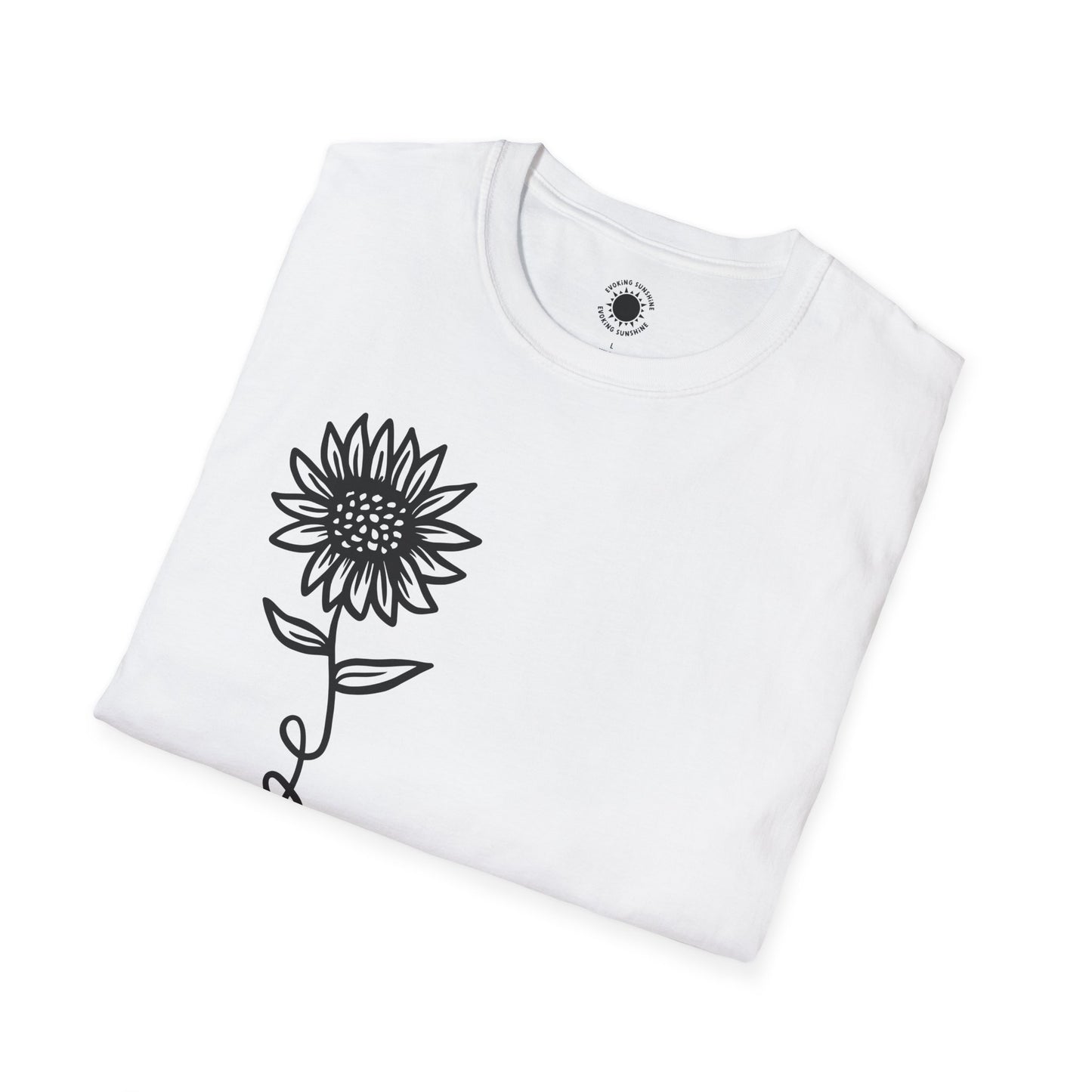 Hope-Inspired Unisex Softstyle T-Shirt - Floral Design for Everyday Wear