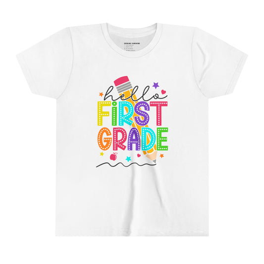 Hello First Grade ,Back to School Shirt, 1st Grade, Elementary School