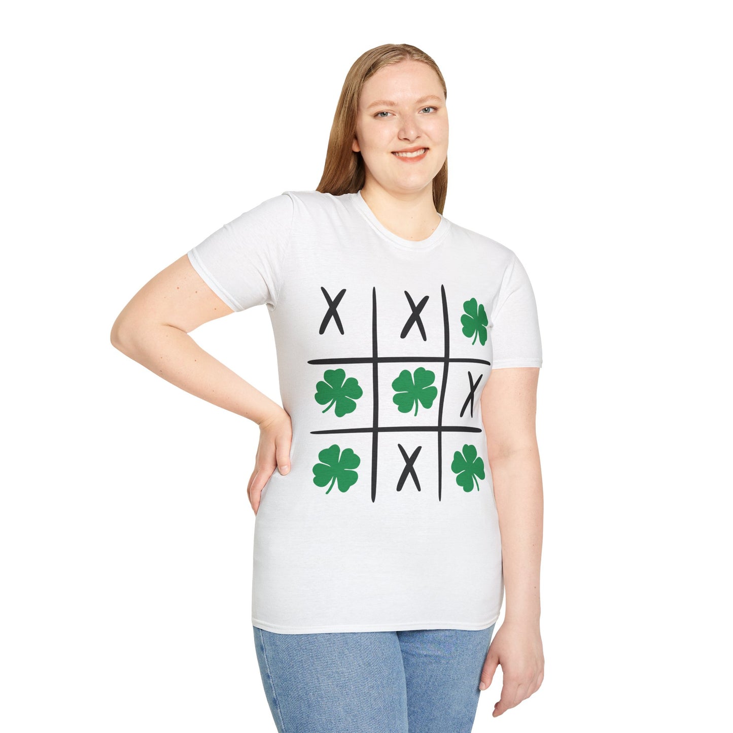Tic Tac Toe Shamrock Shirt, St. Patrick's tee