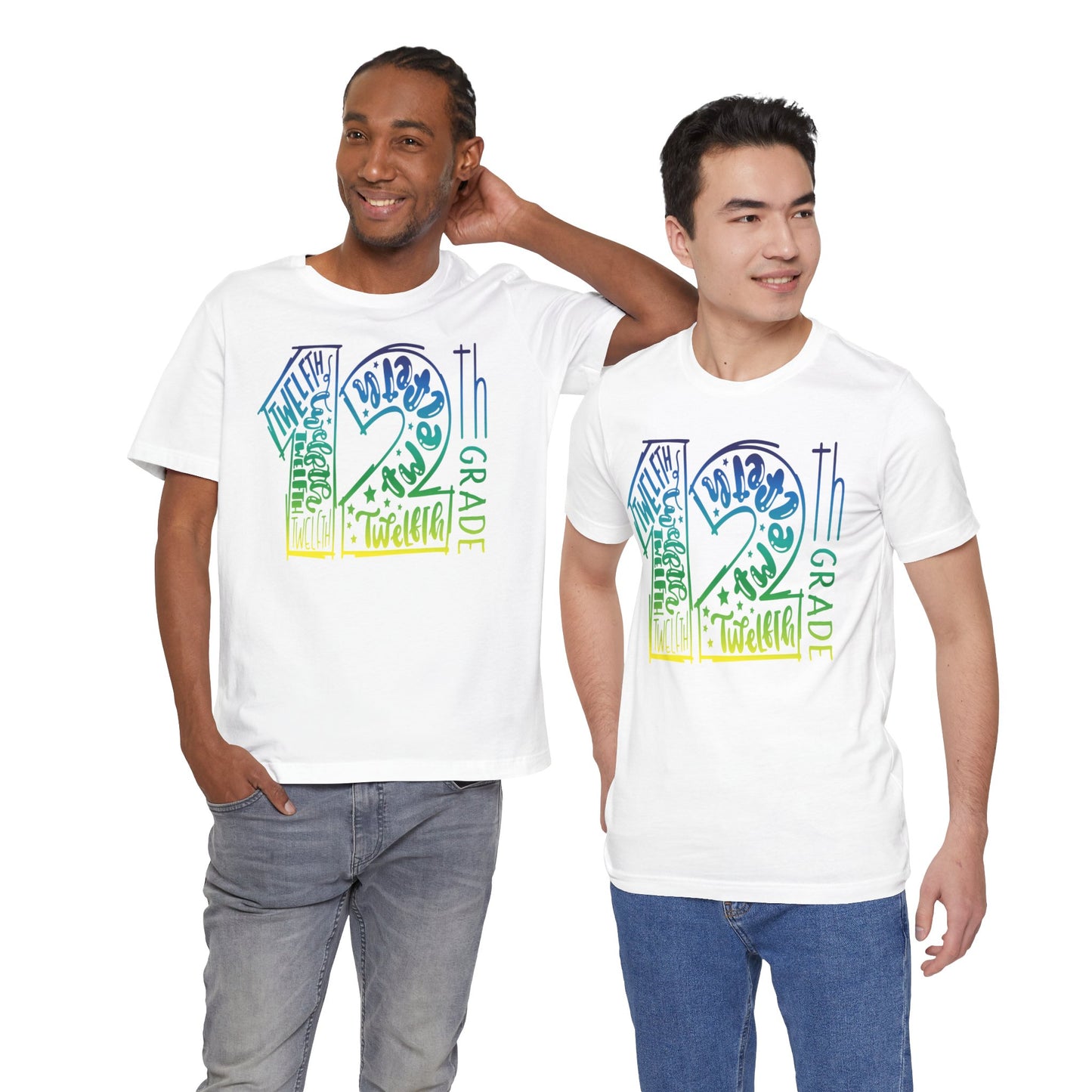 12th Grade Celebration Short Sleeve Tee, High School, School Year, 12 grade, Senior Year, Senior Class