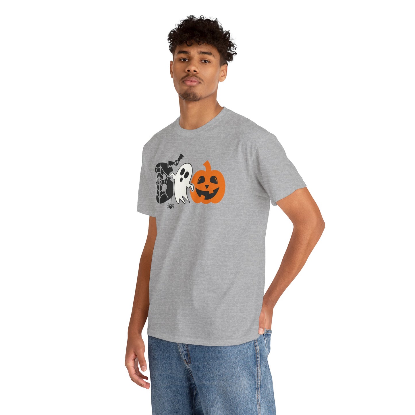 Spooky BOO Halloween T-Shirt - Adult Unisex Tee - Express Delivery available