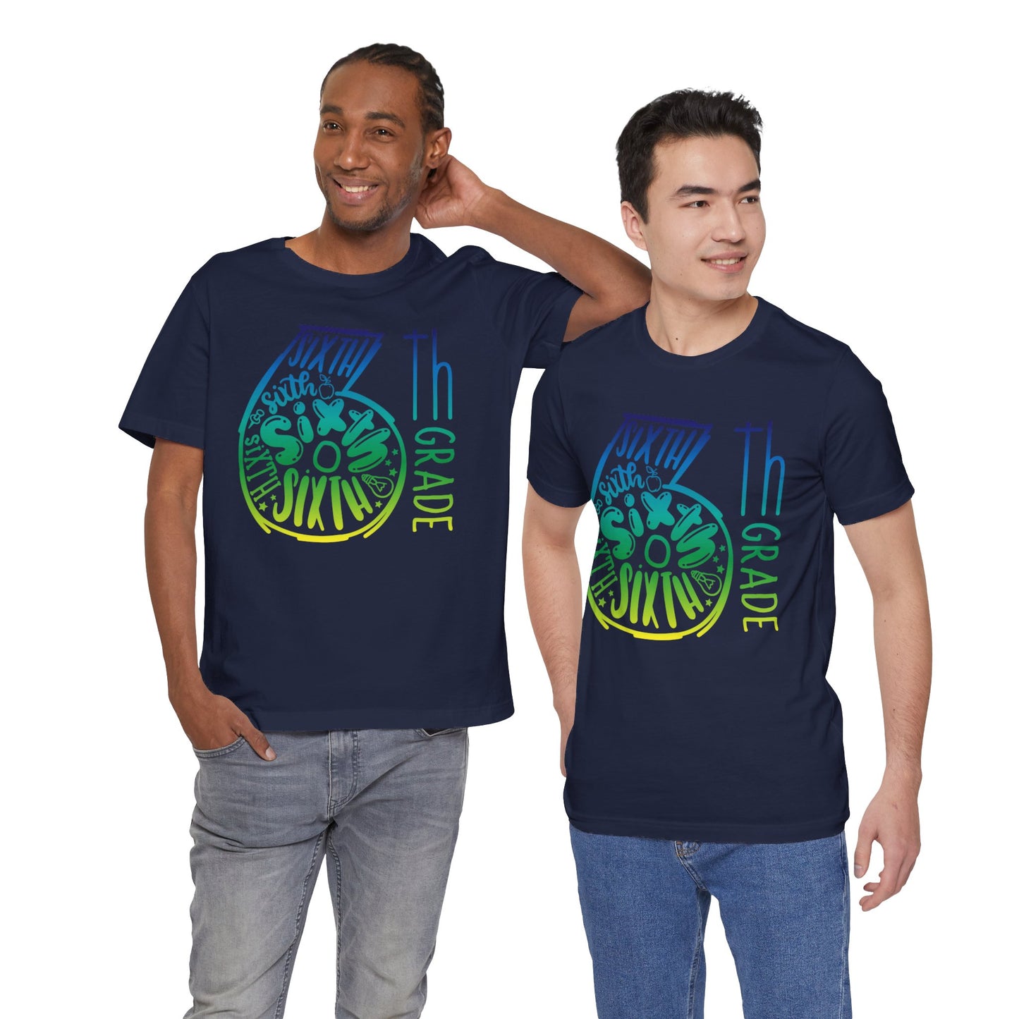 6th Grade Celebration Short Sleeve , Middle School, School Year, Sixth grade; Express Delivery available