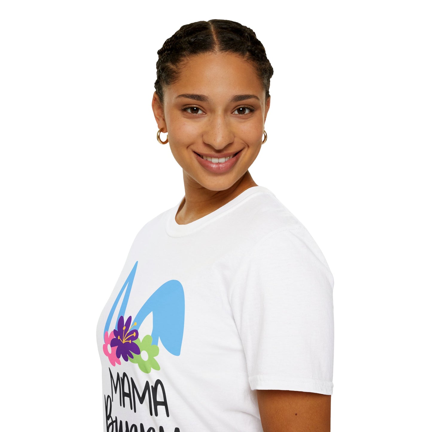 Mama Bunny Easter Unisex T-Shirt, Mommy and Me Matching Shirts, Rabbit Family Tee, Easter Bunny Shirt, Easter Gift for Mom