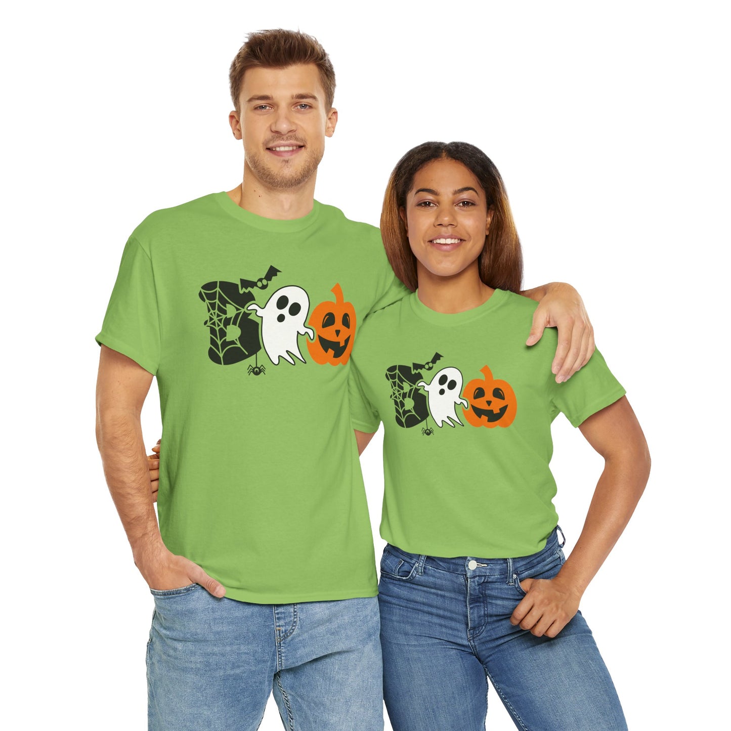 Spooky BOO Halloween T-Shirt - Adult Unisex Tee - Express Delivery available