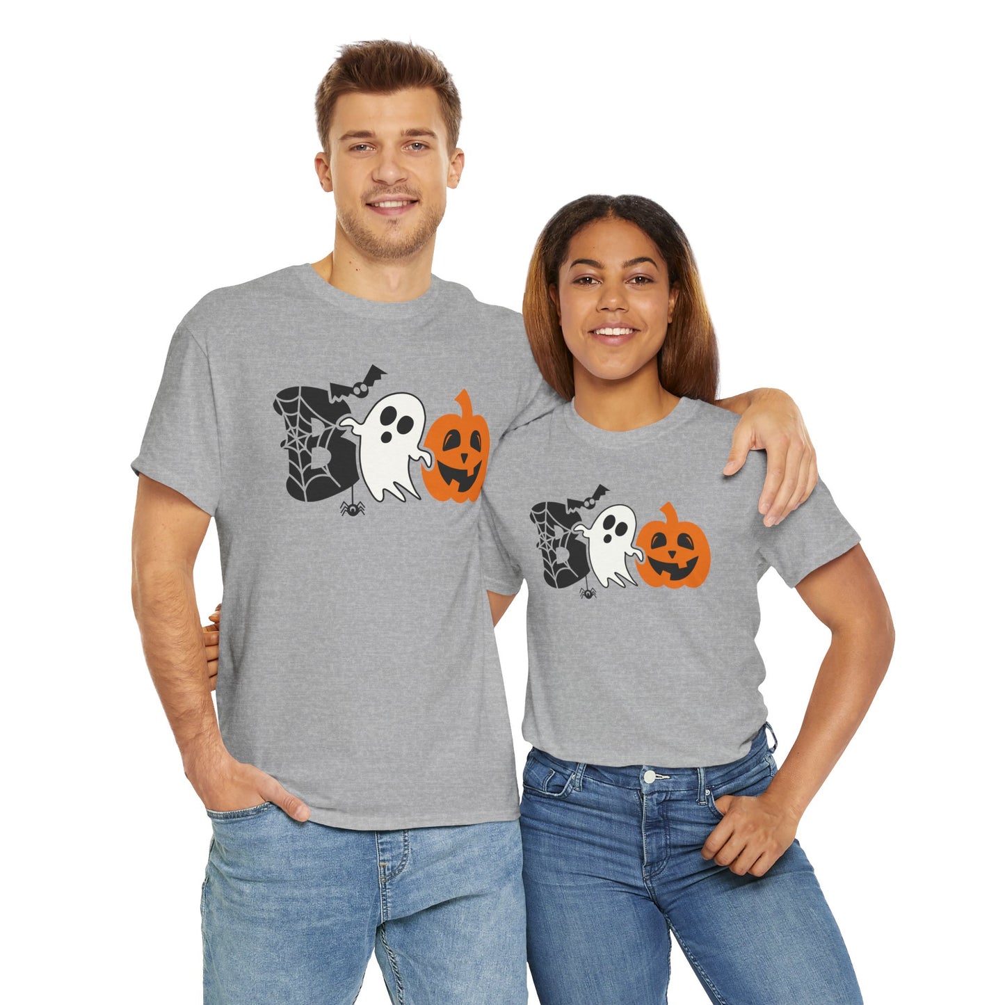 Spooky BOO Halloween T-Shirt - Adult Unisex Tee - Express Delivery available