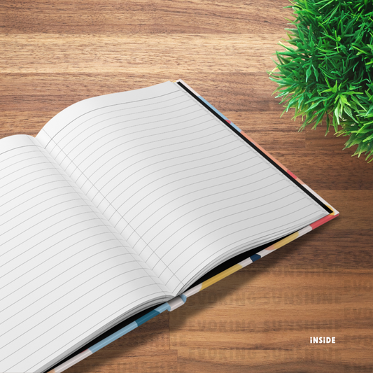 Fun Abstract Spots & Dots Hardcover Journal Matte, Personalized Notebook, Writing Journal, Custom Diary, Lined Paper, Name, Gift for Writer