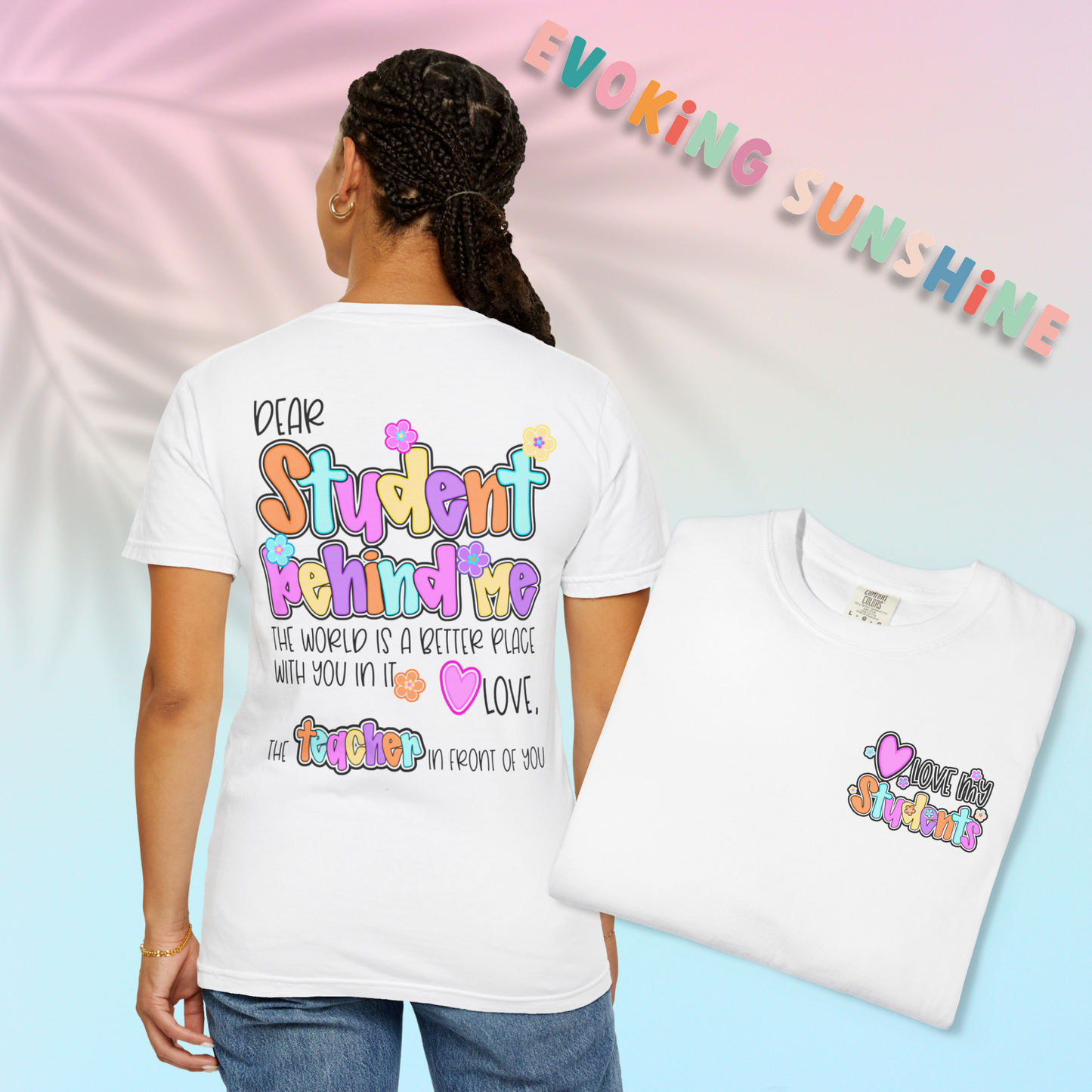I Love My Students Teacher T-Shirt, Cute Teacher Gift, Back to School Shirt, Educational Apparel, Teacher Shirt