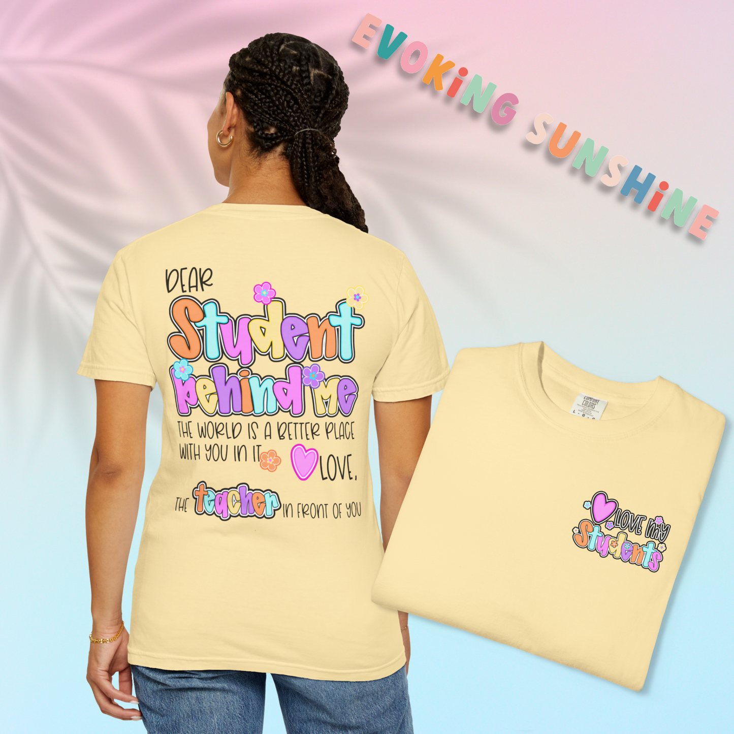 I Love My Students Teacher T-Shirt, Cute Teacher Gift, Back to School Shirt, Educational Apparel, Teacher Shirt