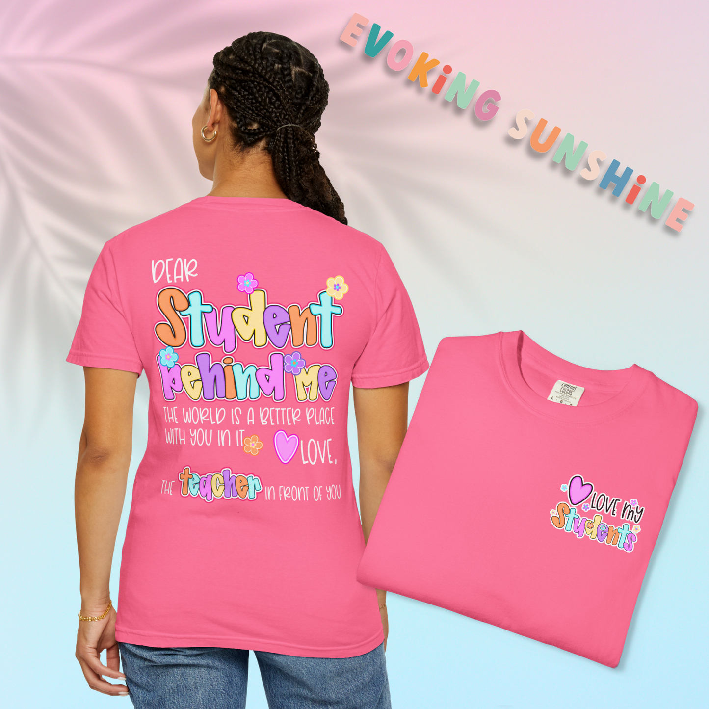 I Love My Students Teacher T-Shirt, Cute Teacher Gift, Back to School Shirt, Educational Apparel, Teacher Shirt