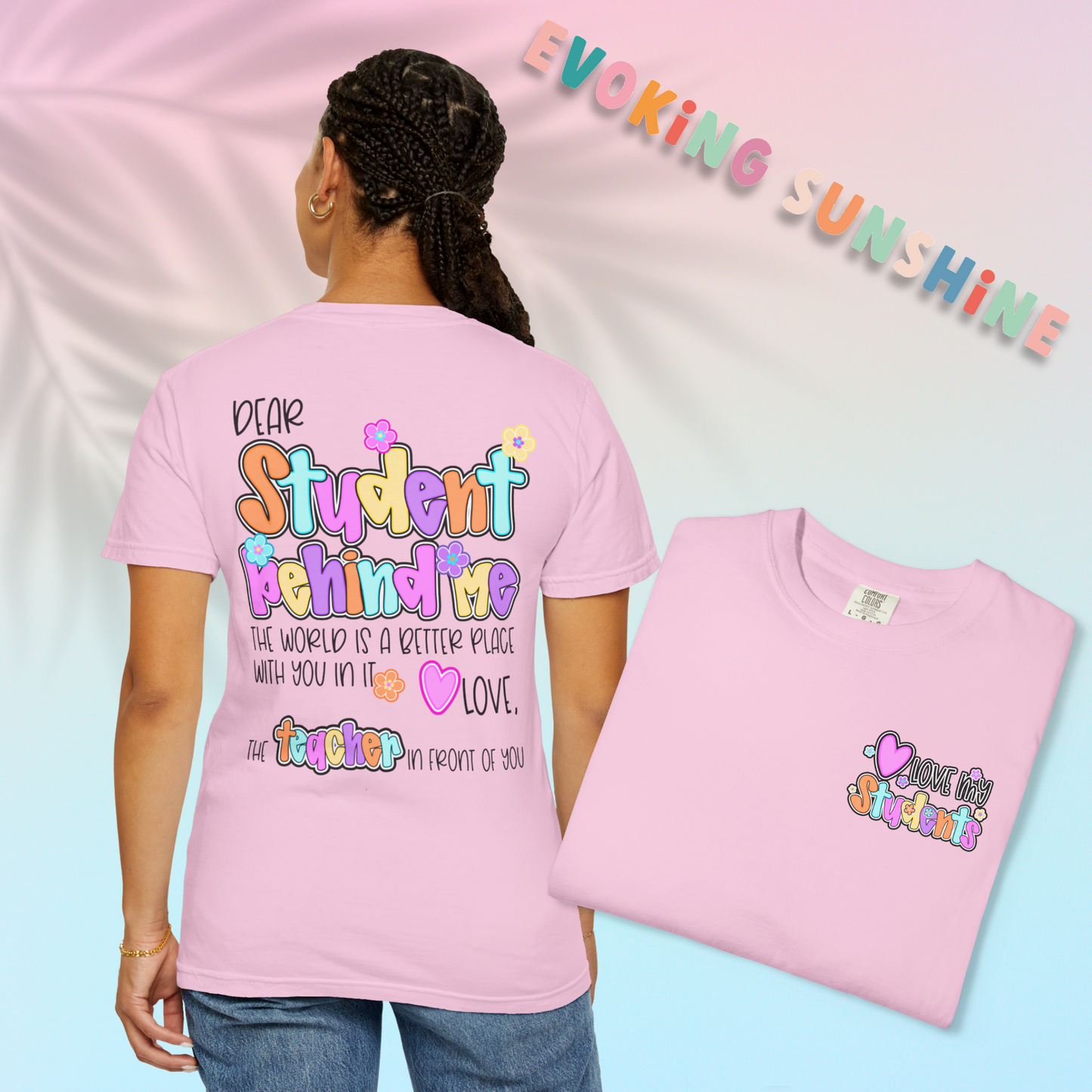 I Love My Students Teacher T-Shirt, Cute Teacher Gift, Back to School Shirt, Educational Apparel, Teacher Shirt