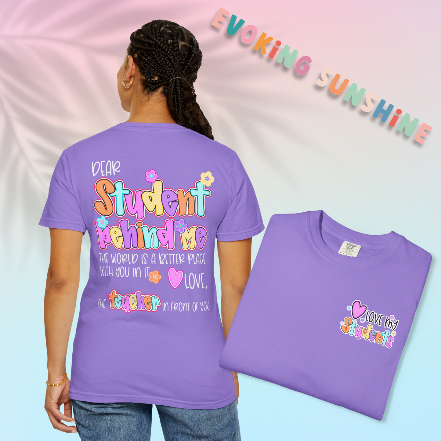I Love My Students Teacher T-Shirt, Cute Teacher Gift, Back to School Shirt, Educational Apparel, Teacher Shirt