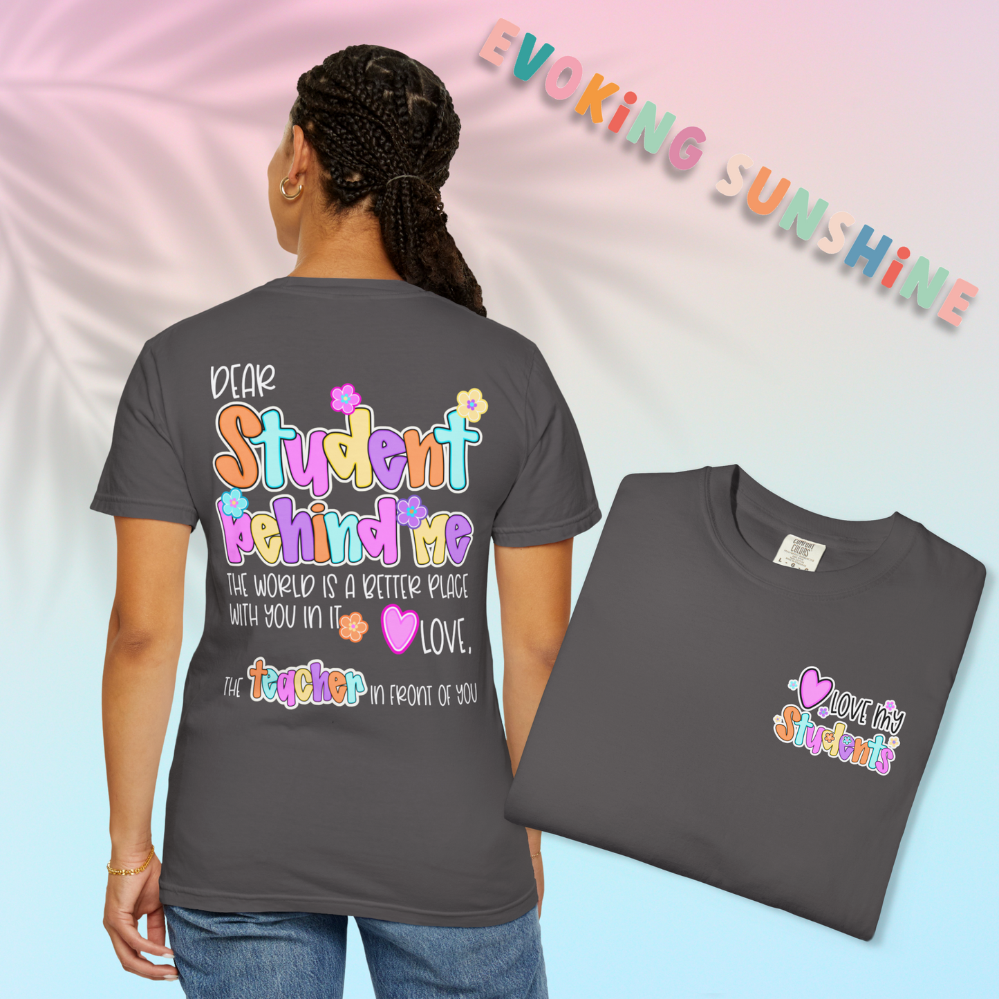 I Love My Students Teacher T-Shirt, Cute Teacher Gift, Back to School Shirt, Educational Apparel, Teacher Shirt