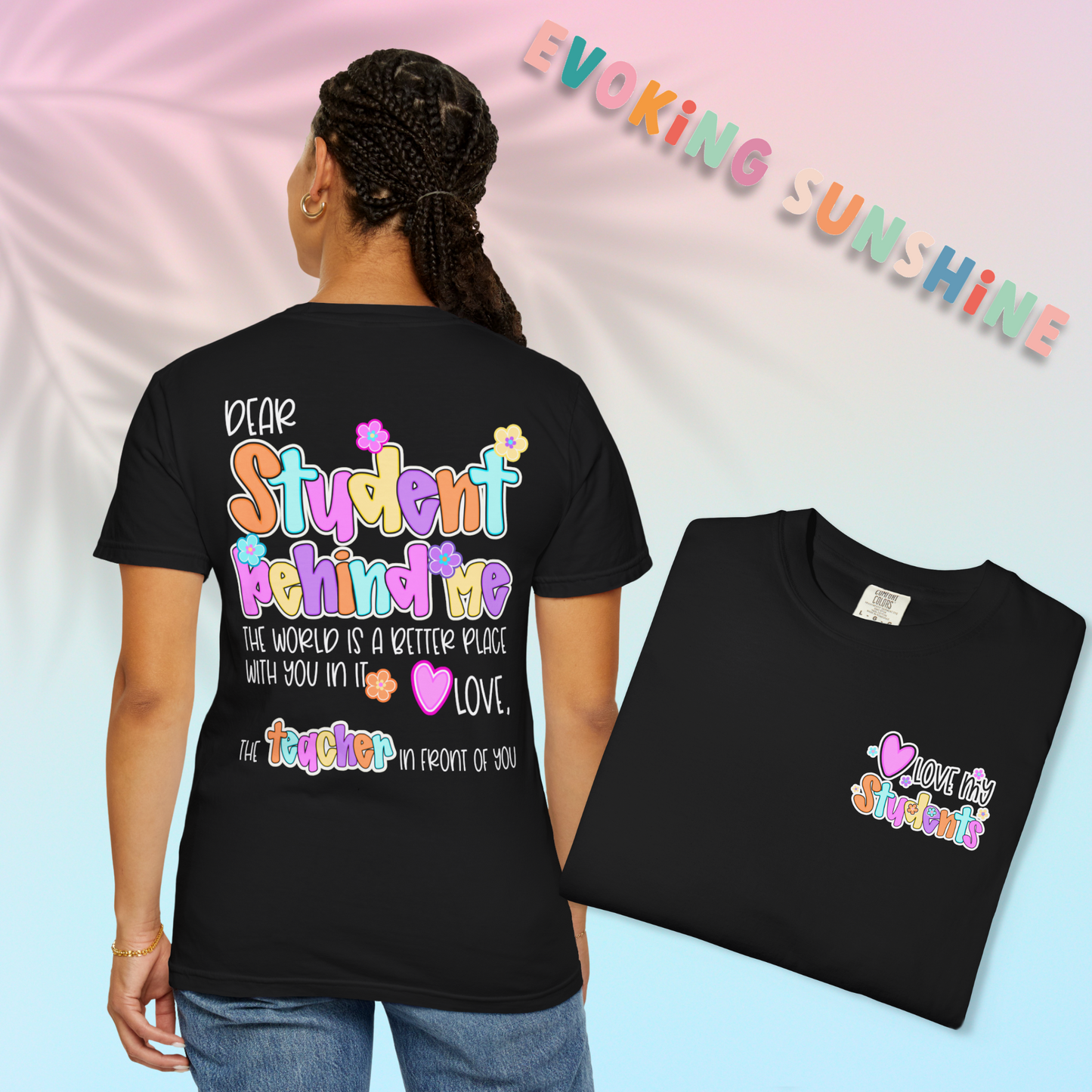I Love My Students Teacher T-Shirt, Cute Teacher Gift, Back to School Shirt, Educational Apparel, Teacher Shirt