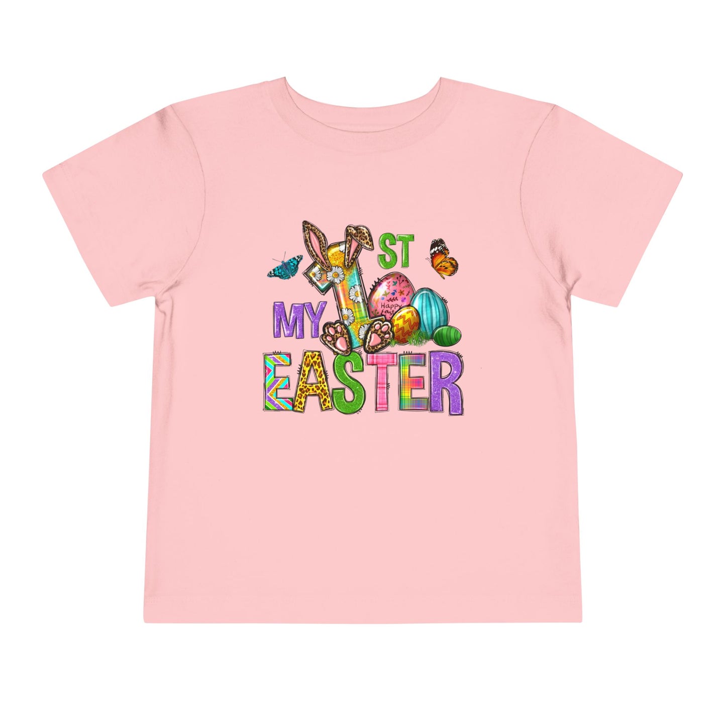 My 1st Easter Toddler Tee - Cute Short Sleeve Easter Celebration Shirt