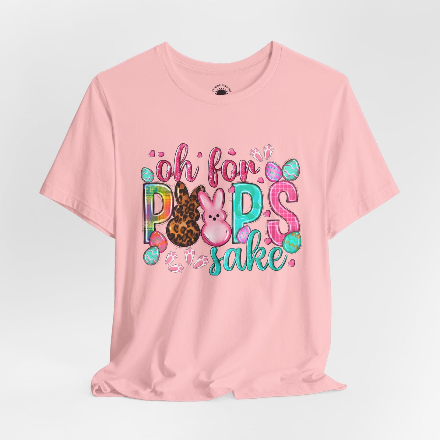 Funny Easter Shirt, Peeps Tee, Oh For Peeps Sake, Unisex T-Shirt, Bella+Canvas, Easter Gift