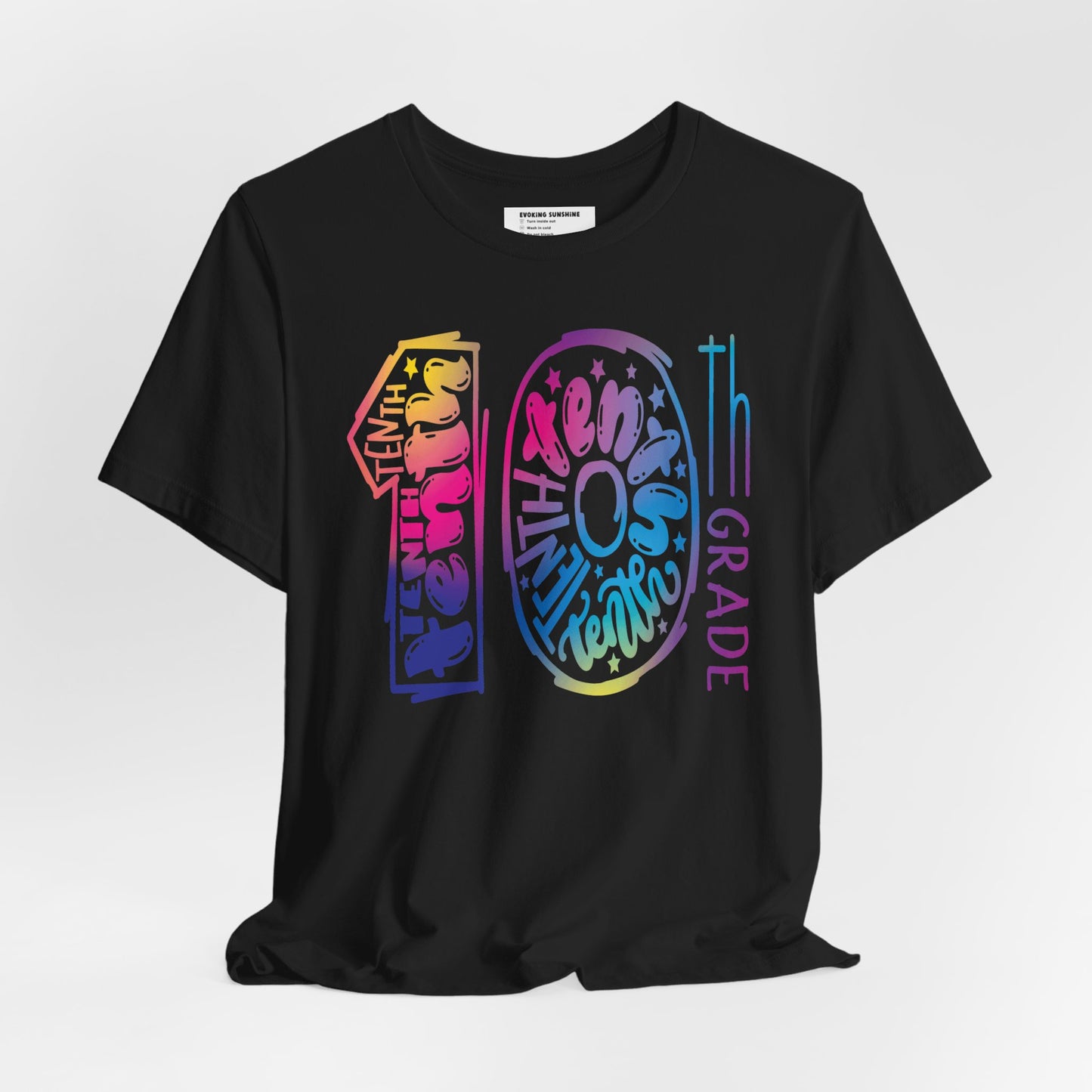 10th Grade Celebration Short Sleeve, High School, School Year, Tenth grade