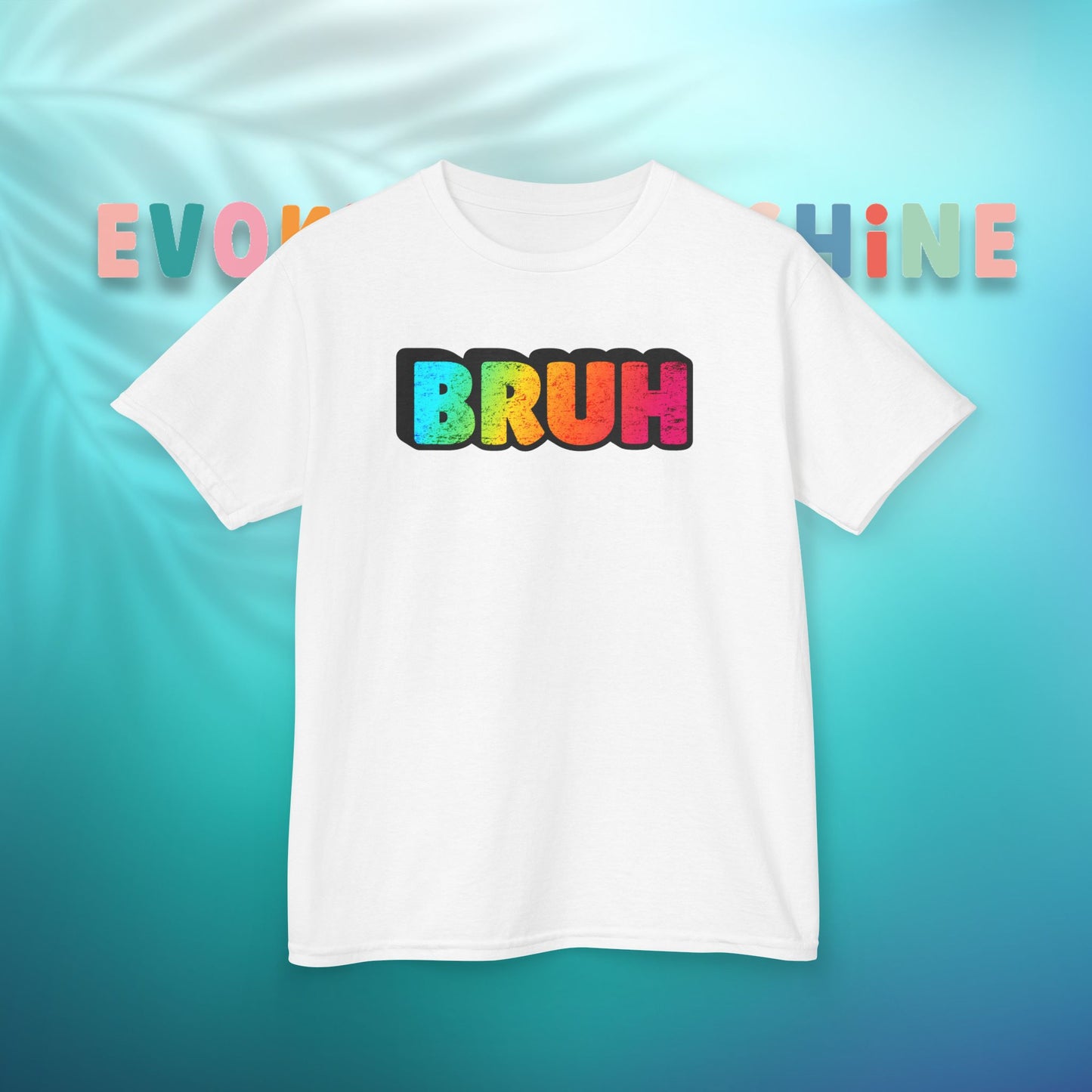 Colorful Kids' Bruh Tee - Fun T-Shirt for Playtime, Gifts, and Birthdays, Cool Kids Apparel, Active Wear, Everyday Comfort