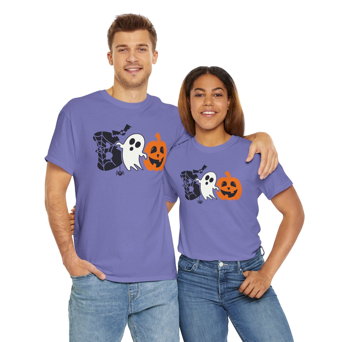Spooky BOO Halloween T-Shirt - Adult Unisex Tee - Express Delivery available