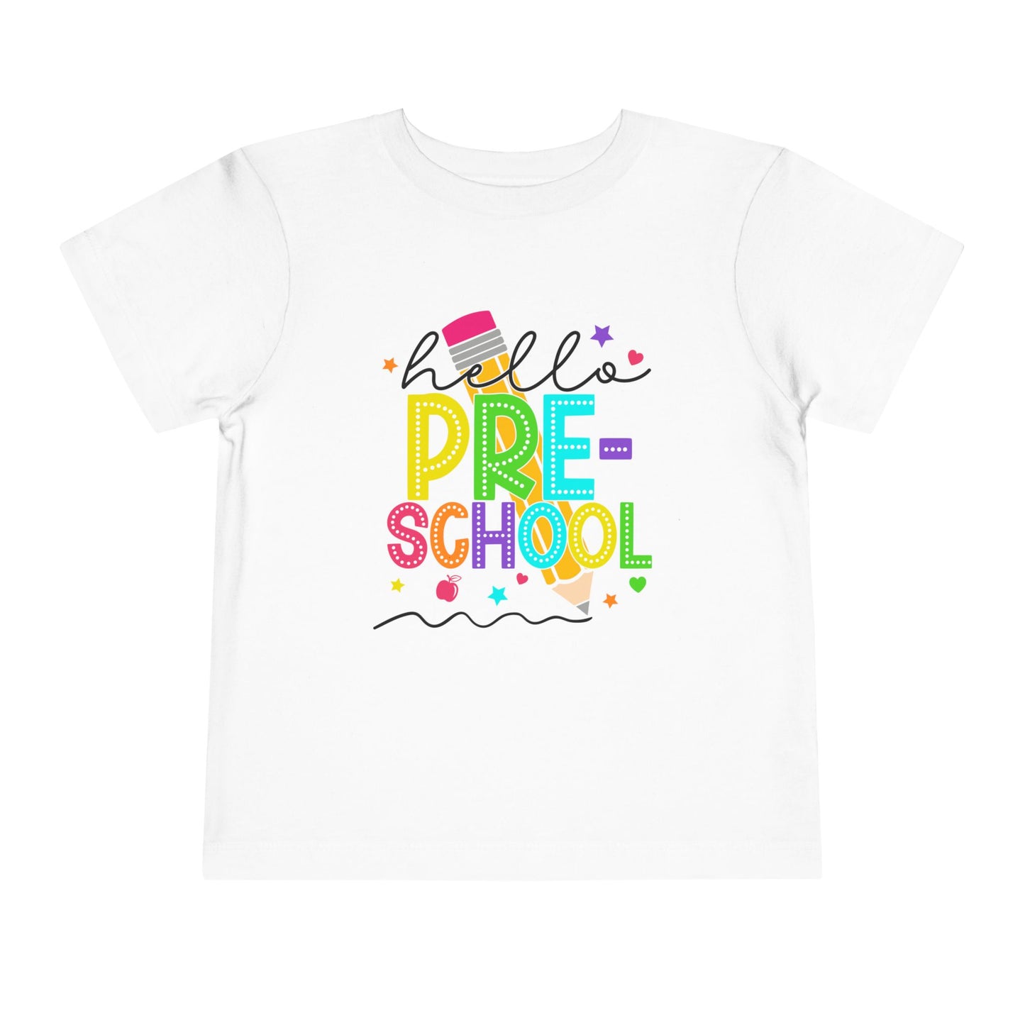 Hello Preschool, Back to School Shirt, Preschool, MDO, Mothers Day Out, Toddler T-Shirt