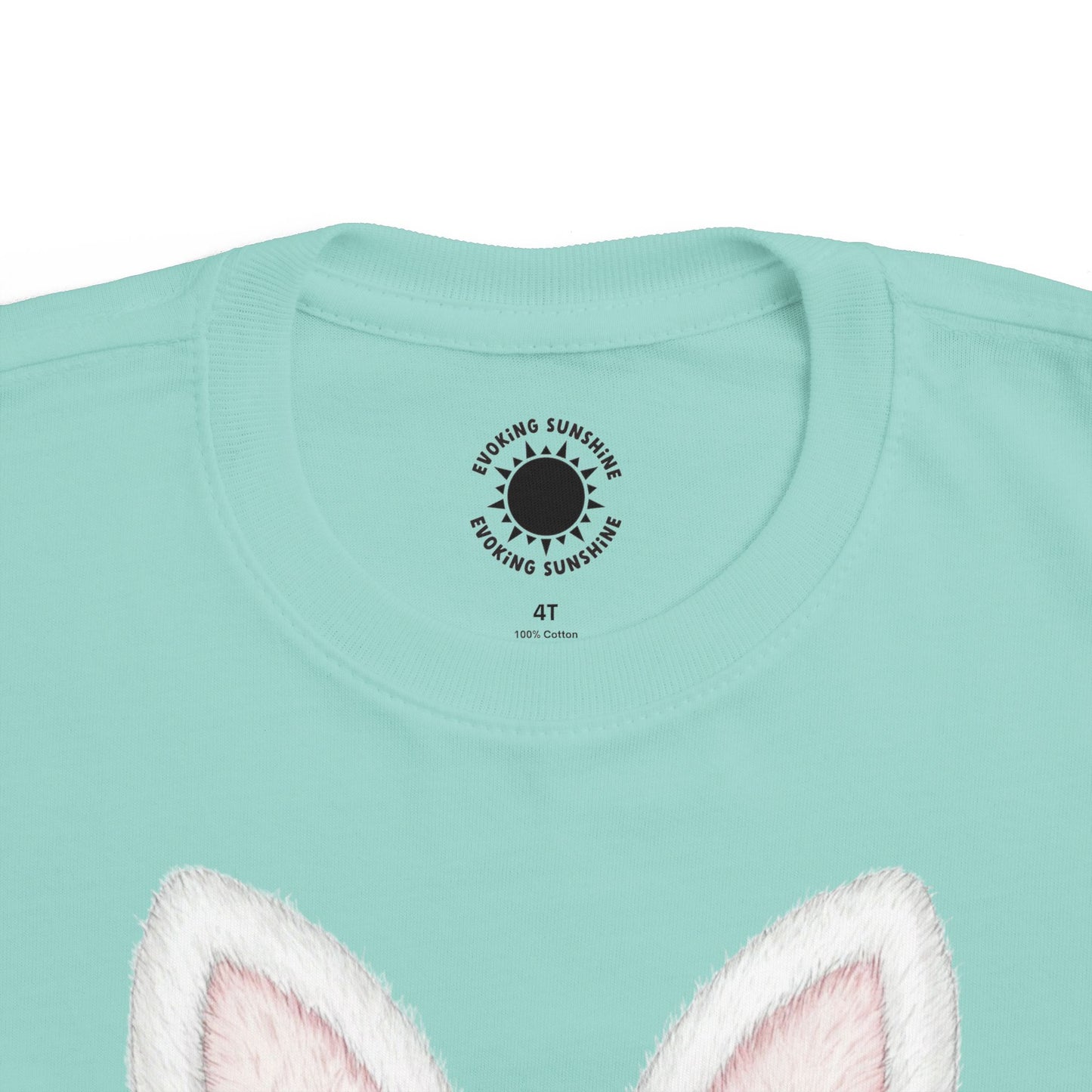 Easter Bunny Tee for Toddlers - Cute Rabbit Ears & Bow Design