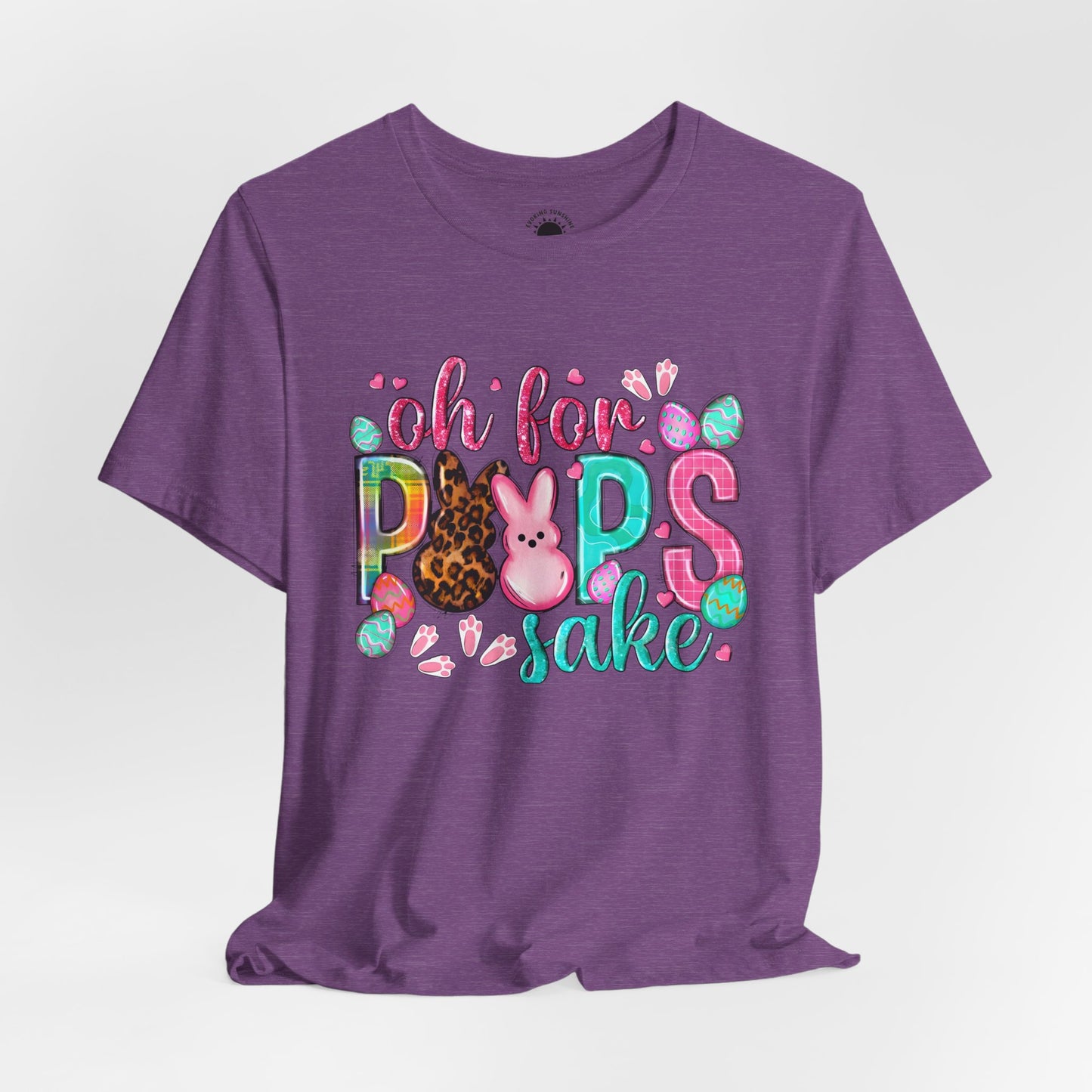 Funny Easter Shirt, Peeps Tee, Oh For Peeps Sake, Unisex T-Shirt, Bella+Canvas, Easter Gift