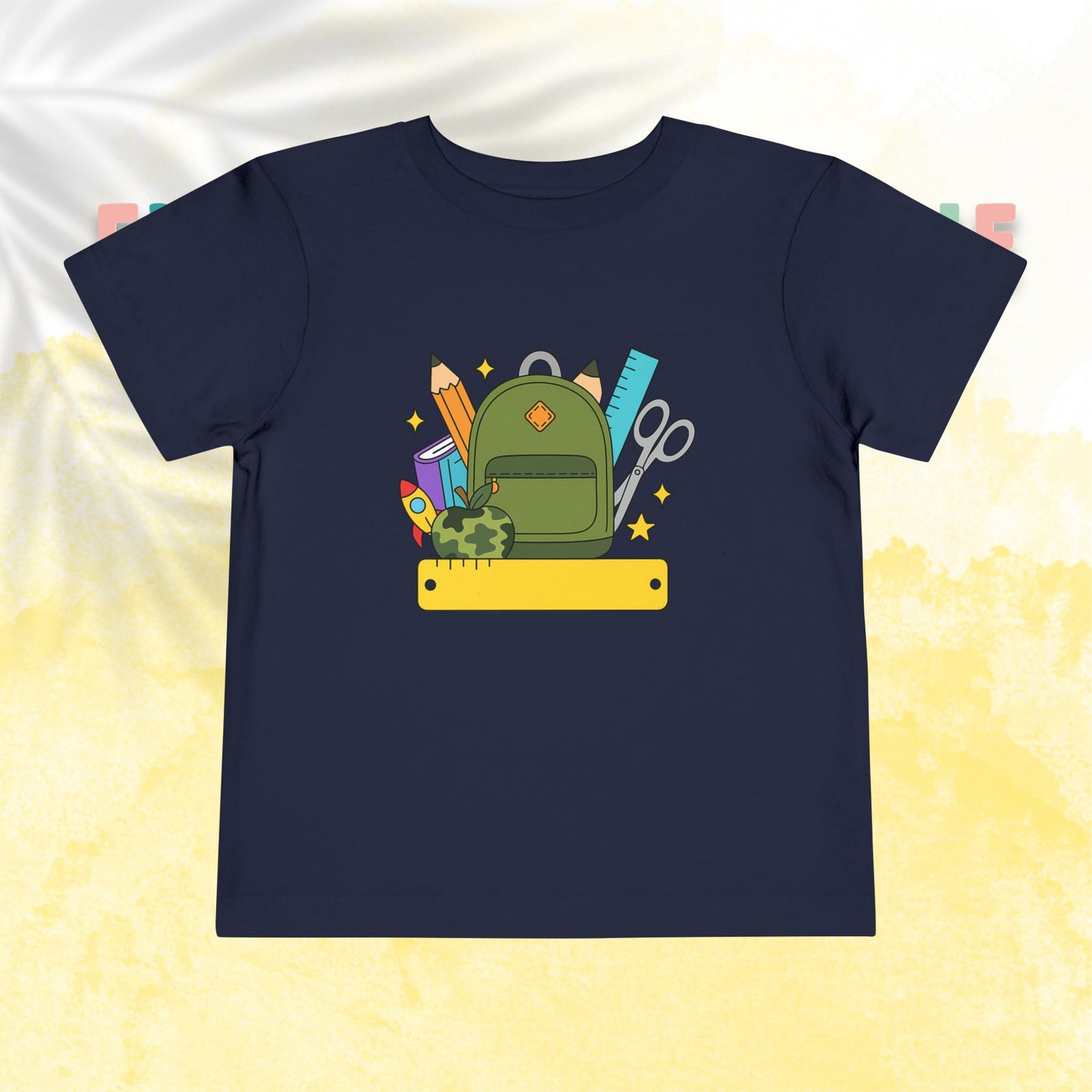 Custom Boys Back-to-School Toddler Tee, Preschool, Kindergarten, MDO, School Shirt, Backpack, Bookbag, Personalize