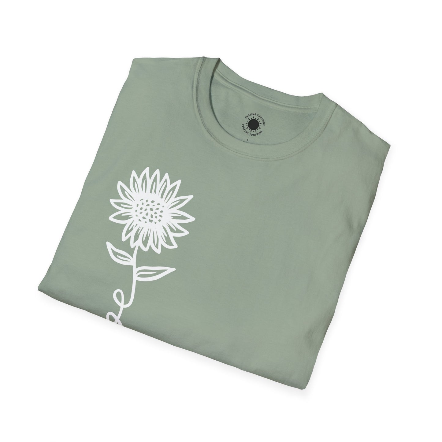 Hope-Inspired Unisex Softstyle T-Shirt - Floral Design for Everyday Wear