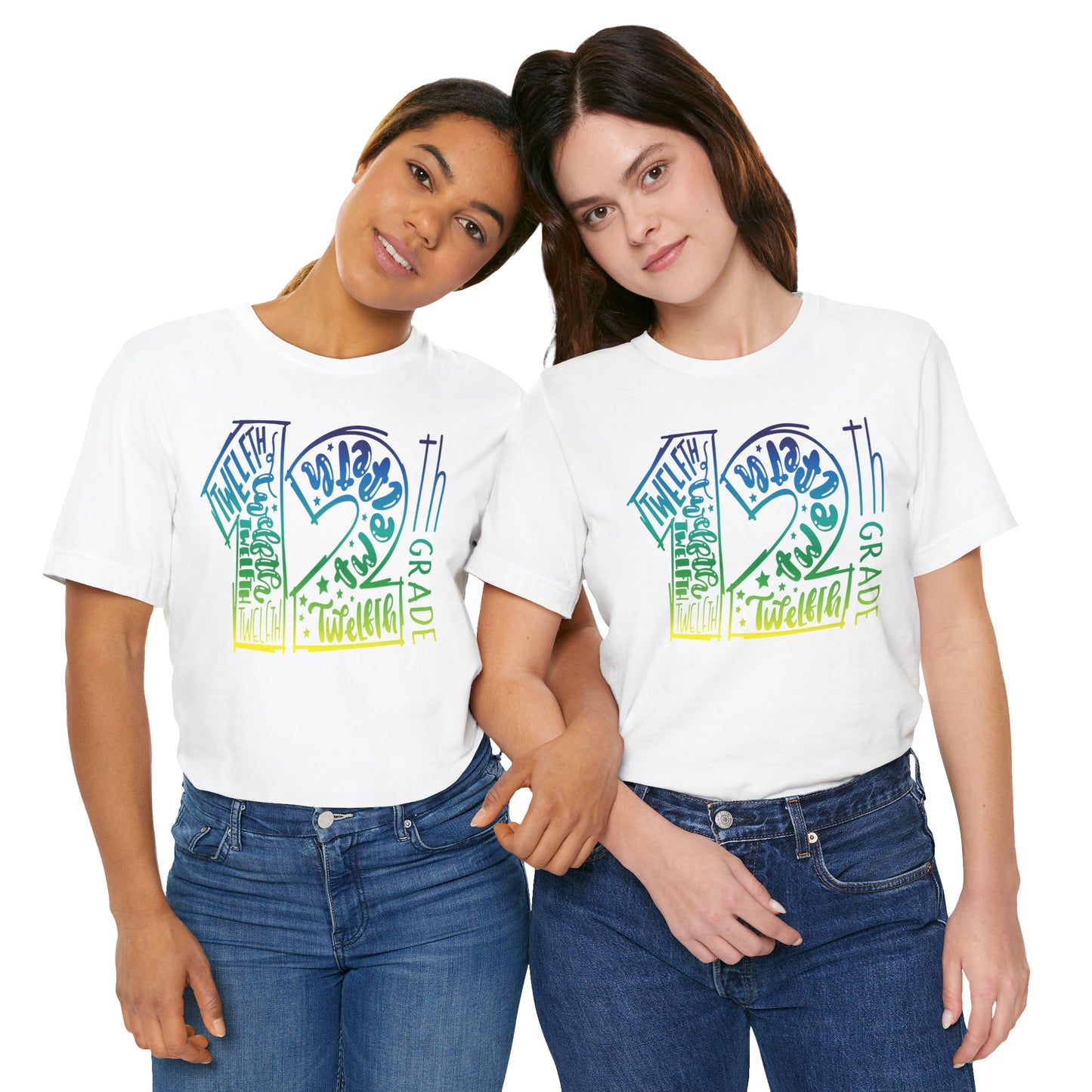 12th Grade Celebration Short Sleeve Tee, High School, School Year, 12 grade, Senior Year, Senior Class