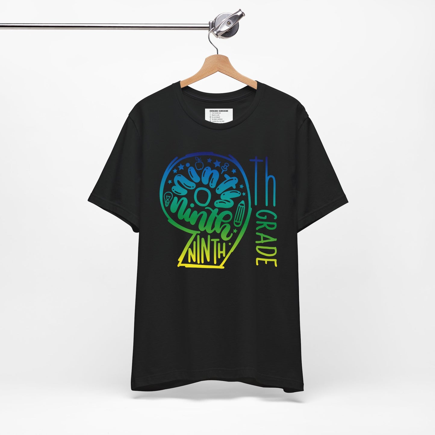 9th Grade Celebration Short Sleeve Tee, High School, School Year, Ninth grade