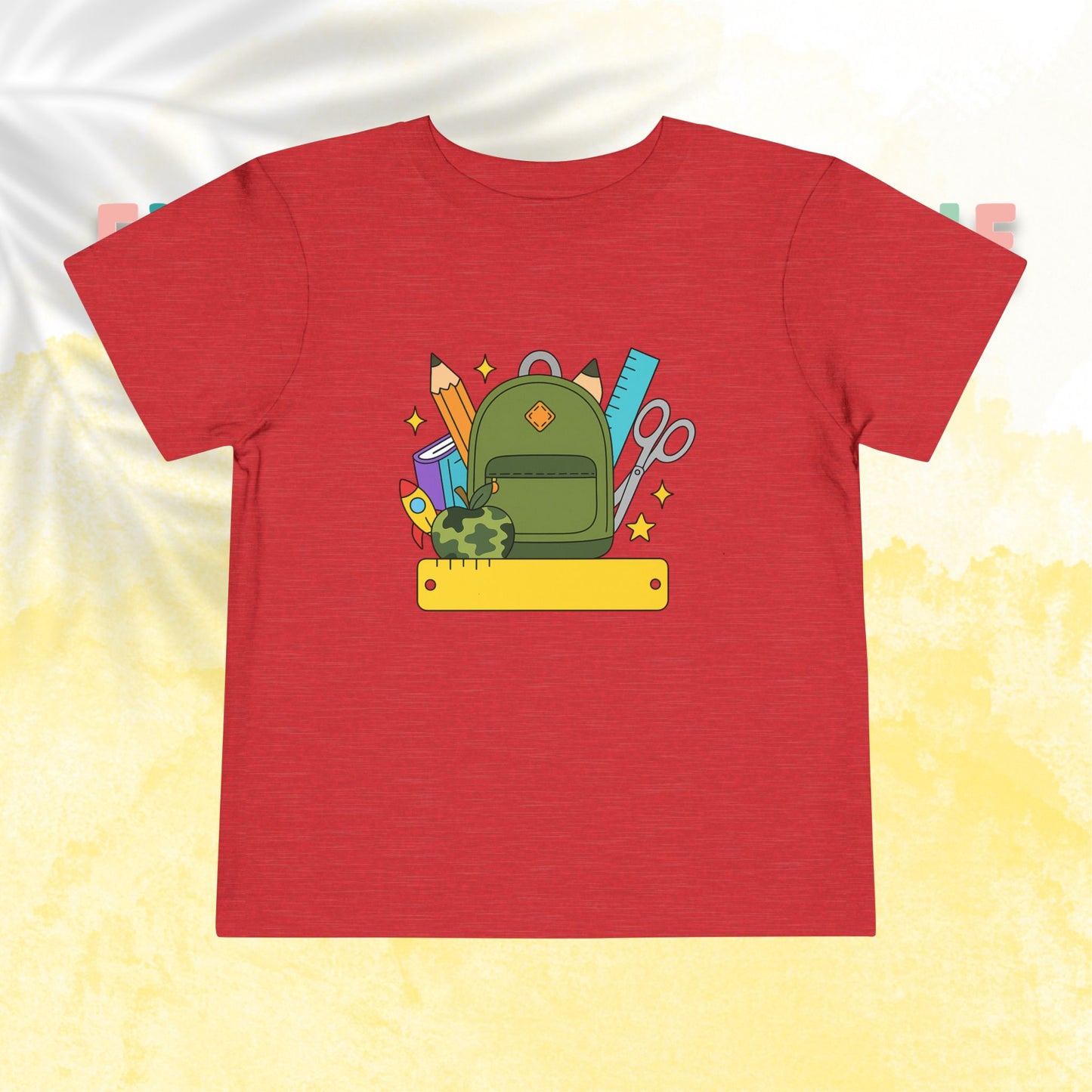 Custom Boys Back-to-School Toddler Tee, Preschool, Kindergarten, MDO, School Shirt, Backpack, Bookbag, Personalize