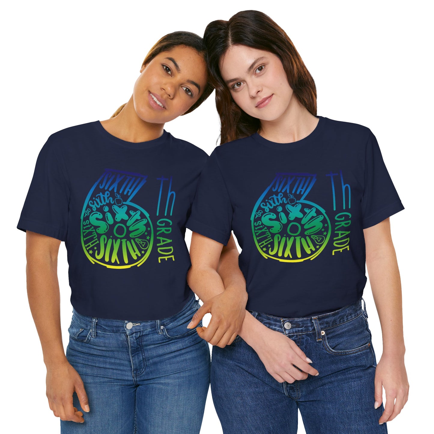 6th Grade Celebration Short Sleeve , Middle School, School Year, Sixth grade; Express Delivery available