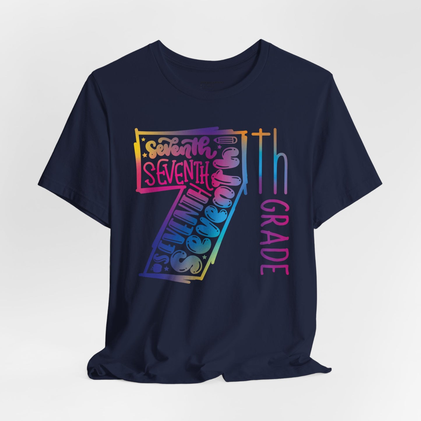 7th Grade Celebration Short Sleeve, Middle School, School Year, Seventh grade