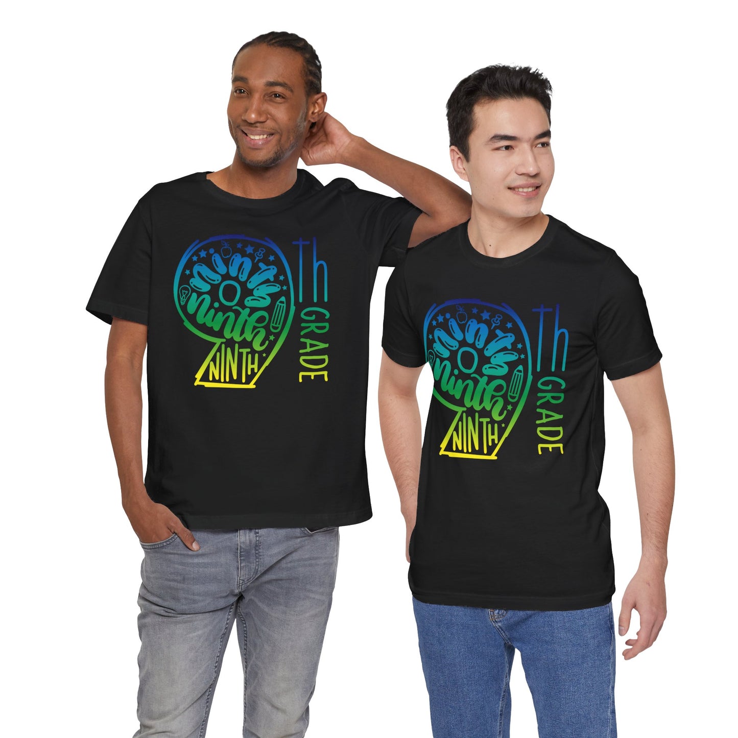 9th Grade Celebration Short Sleeve Tee, High School, School Year, Ninth grade