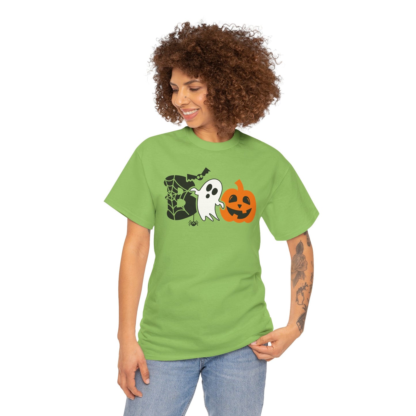 Spooky BOO Halloween T-Shirt - Adult Unisex Tee - Express Delivery available