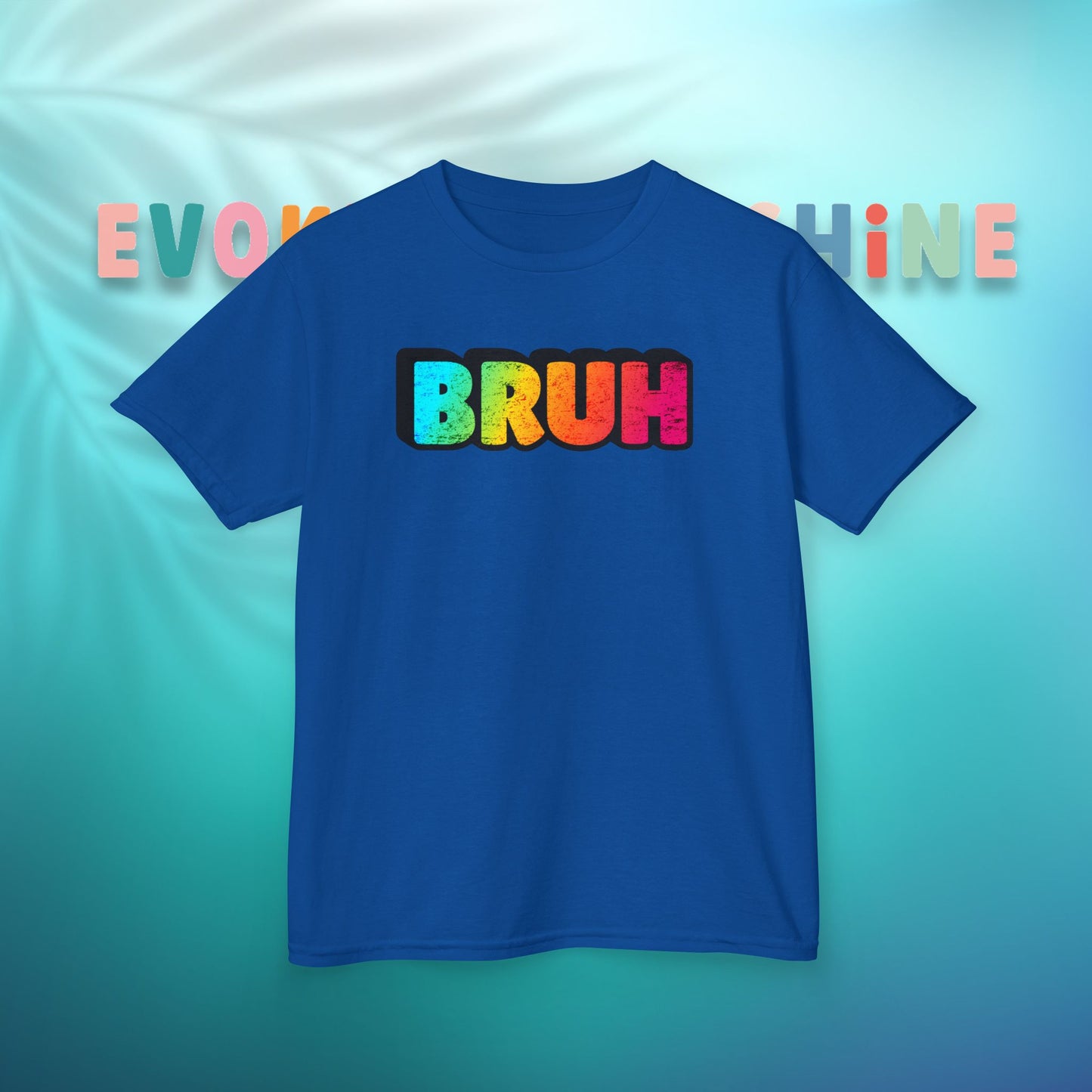 Colorful Kids' Bruh Tee - Fun T-Shirt for Playtime, Gifts, and Birthdays, Cool Kids Apparel, Active Wear, Everyday Comfort