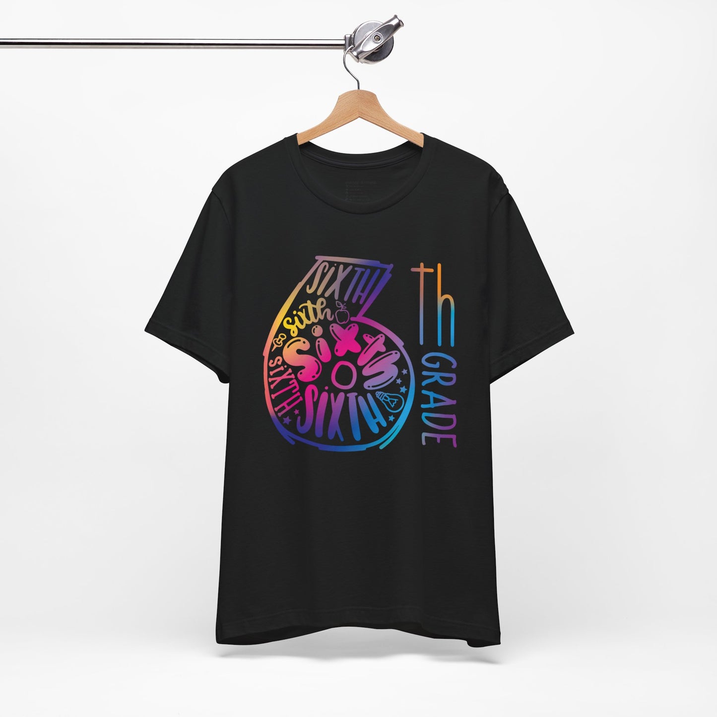 6th Grade Celebration Short Sleeve Shirt , Middle School, School Year, Sixth grade